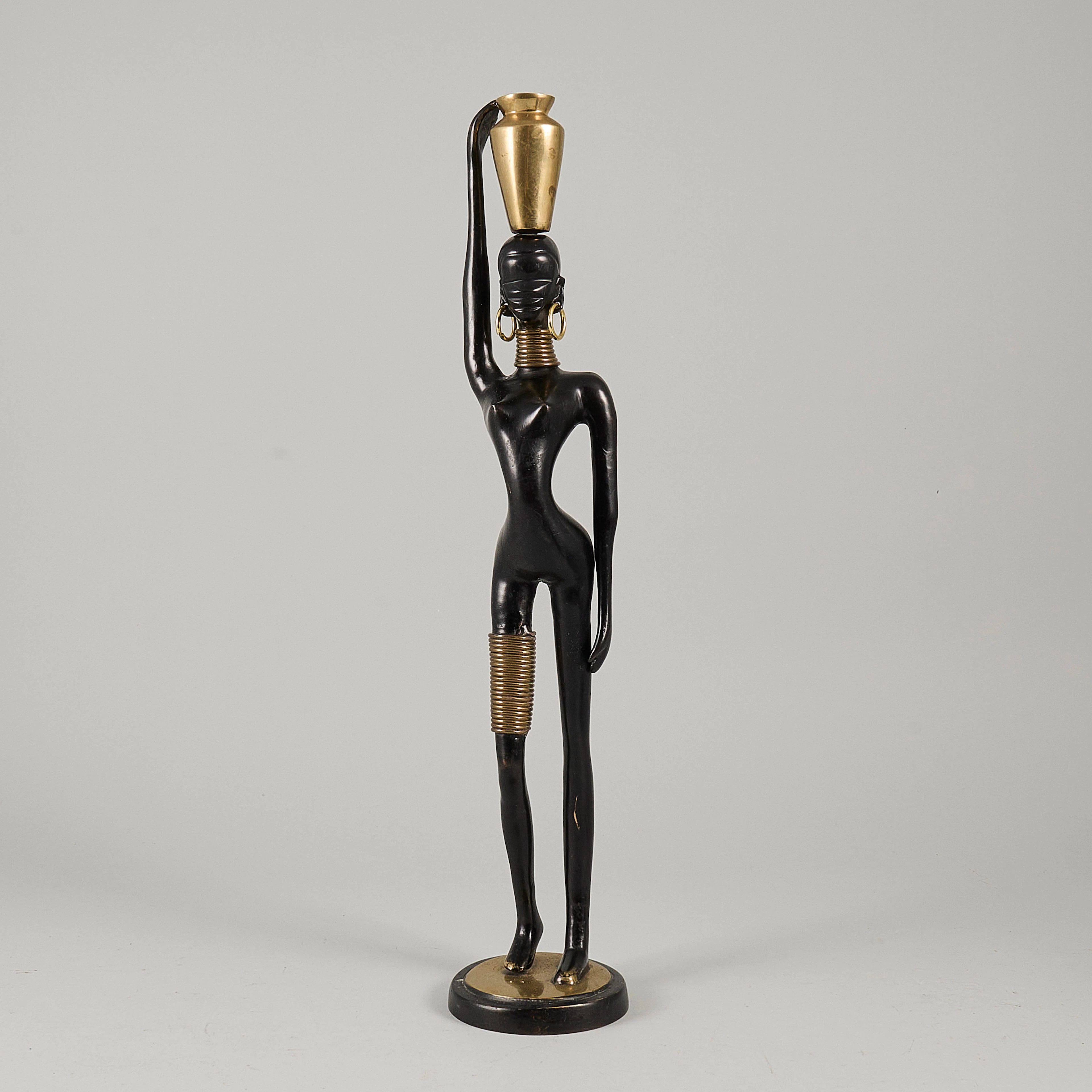 SKULPTUR, Metall, Afrikanska.