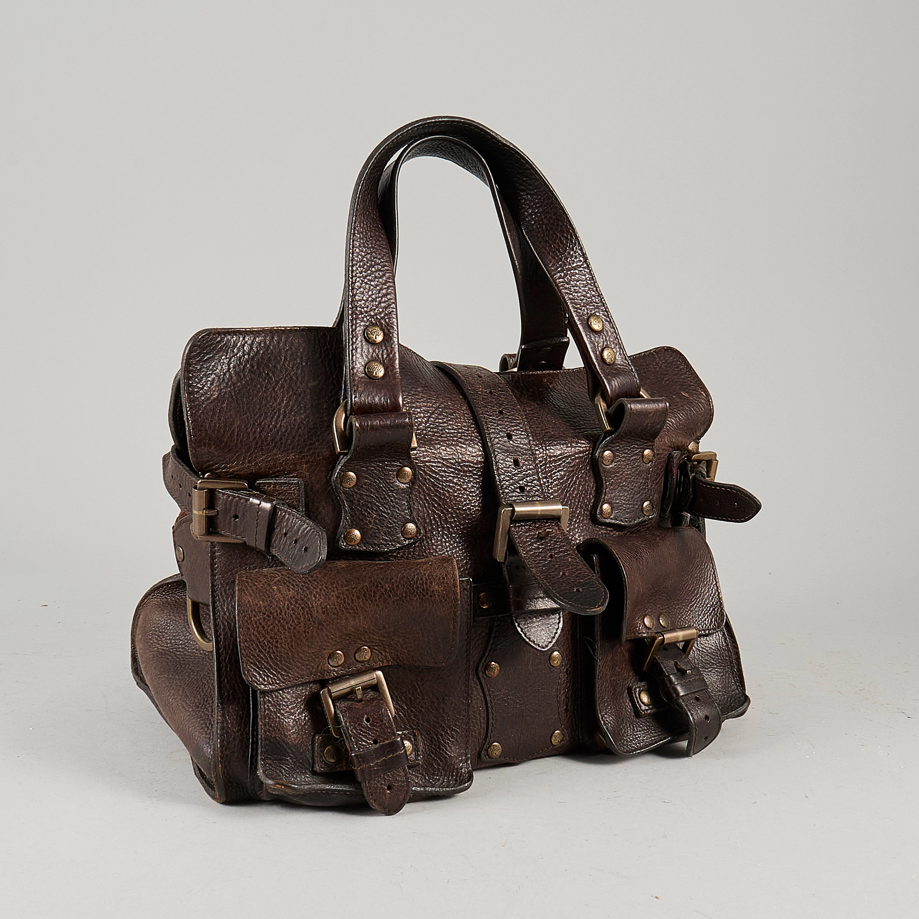 VÄSKA, Mulberry, "Roxanne" Skinn.