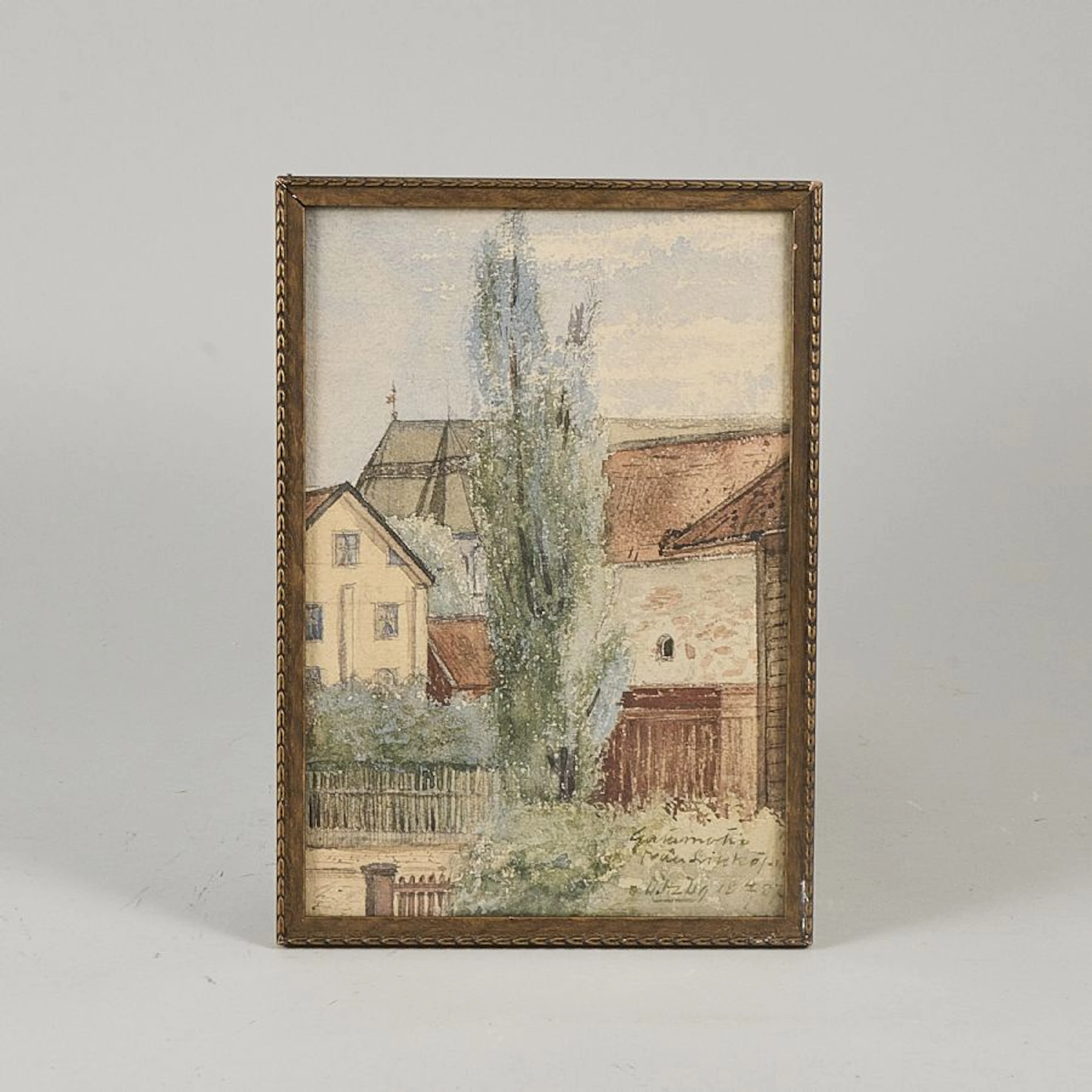 Akvarell, Olle Hjortzberg (1872-1959)