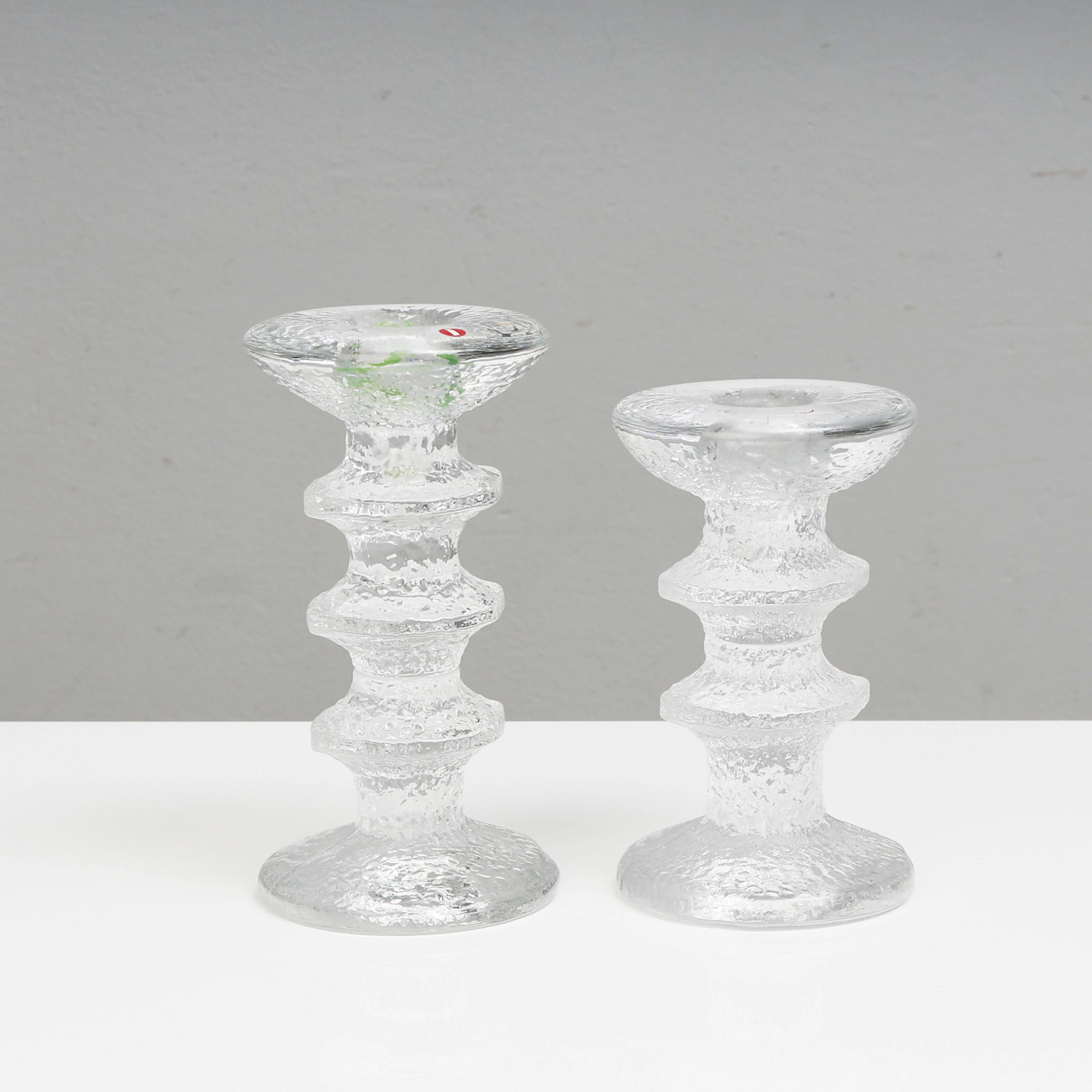 TIMO SARPANEVA. Ljusstakar, 2 st, Festivo, Iittala.