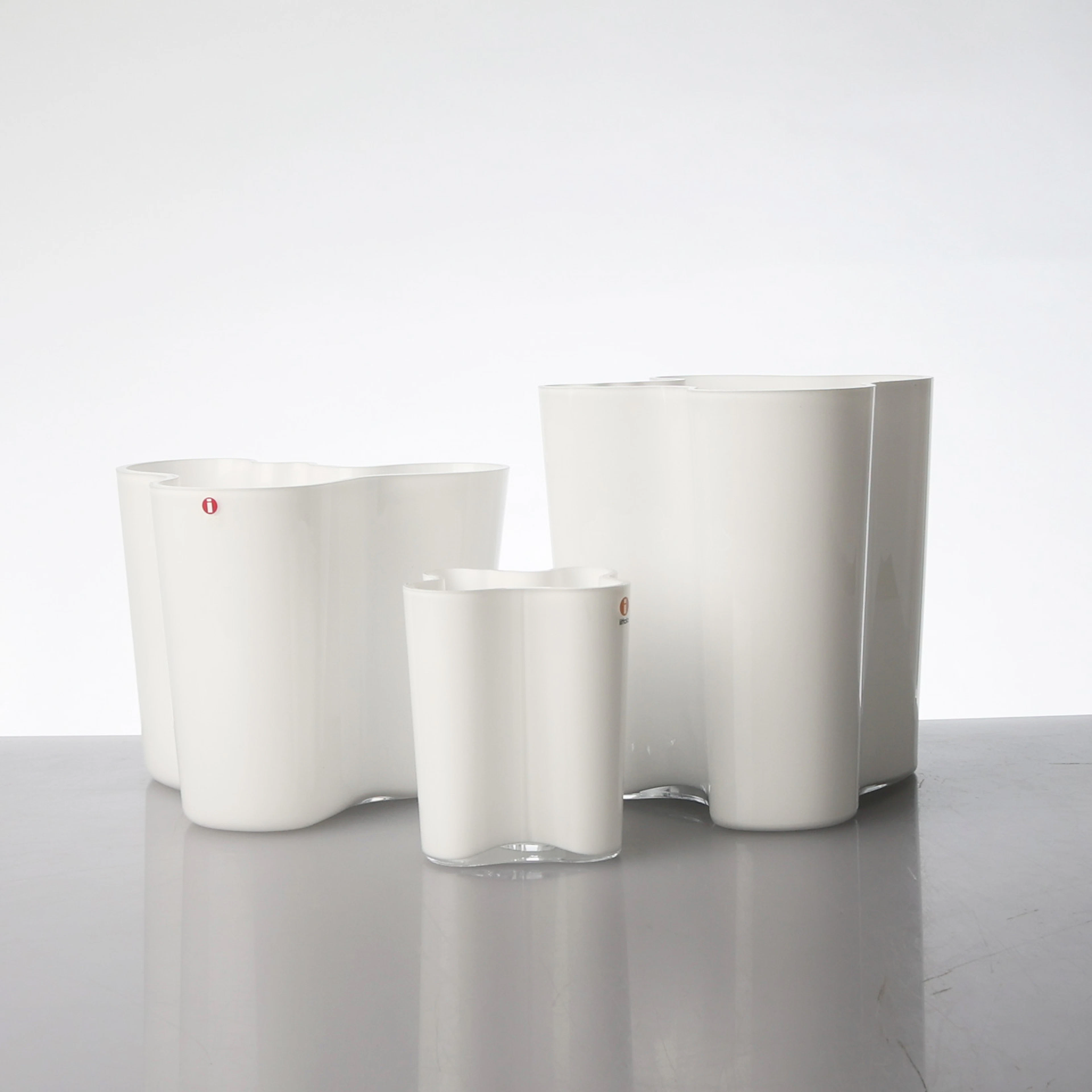 ALVAR AALTO. Vaser 3 st, Savoy, Iittala.
