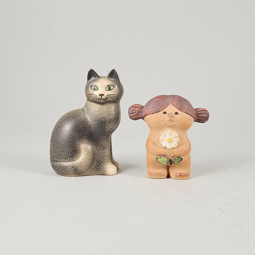 LISA LARSON. Figuriner 2 st, Gustavsberg.