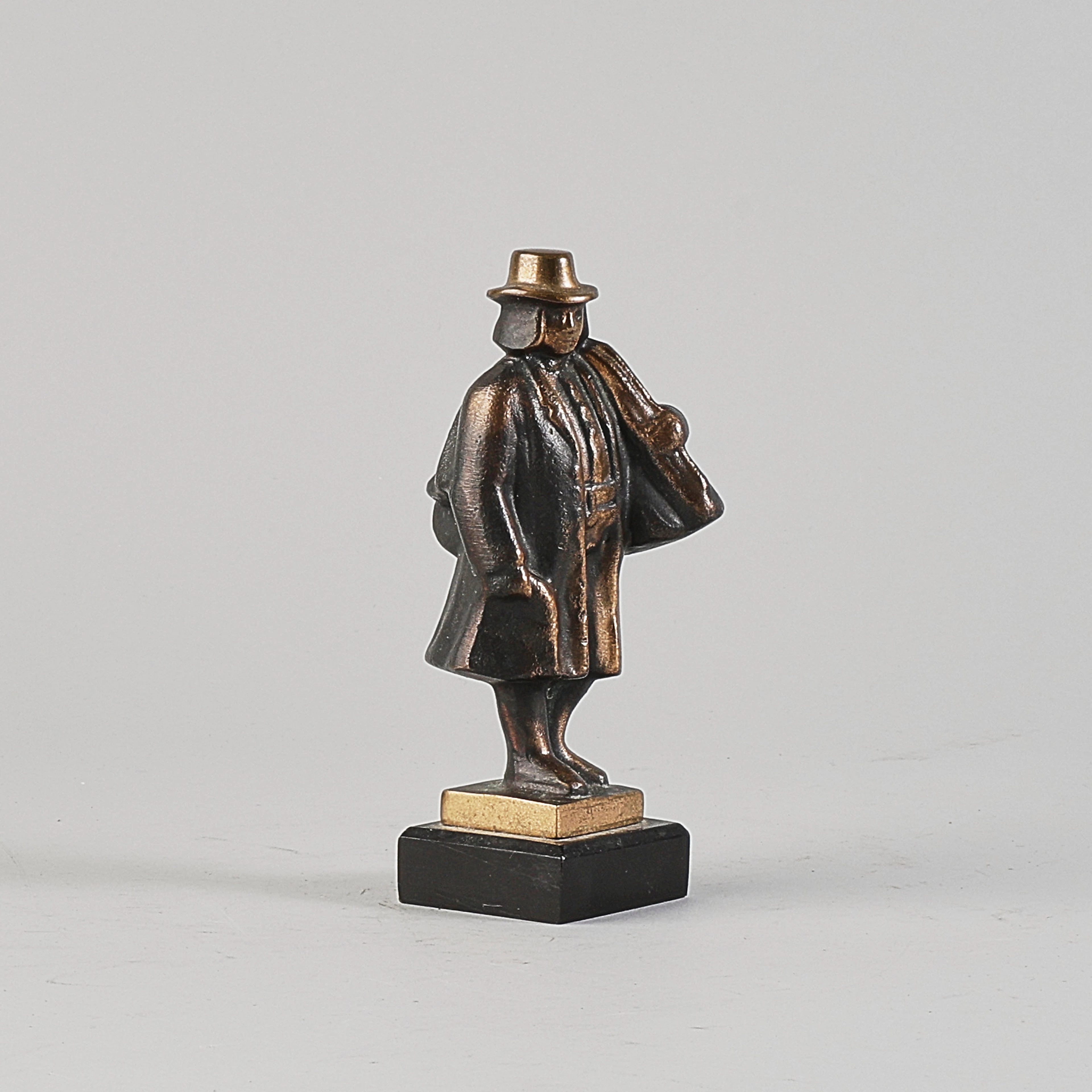 ILS CASTEGREN. Skulptur Brons, "Boråsknallen".