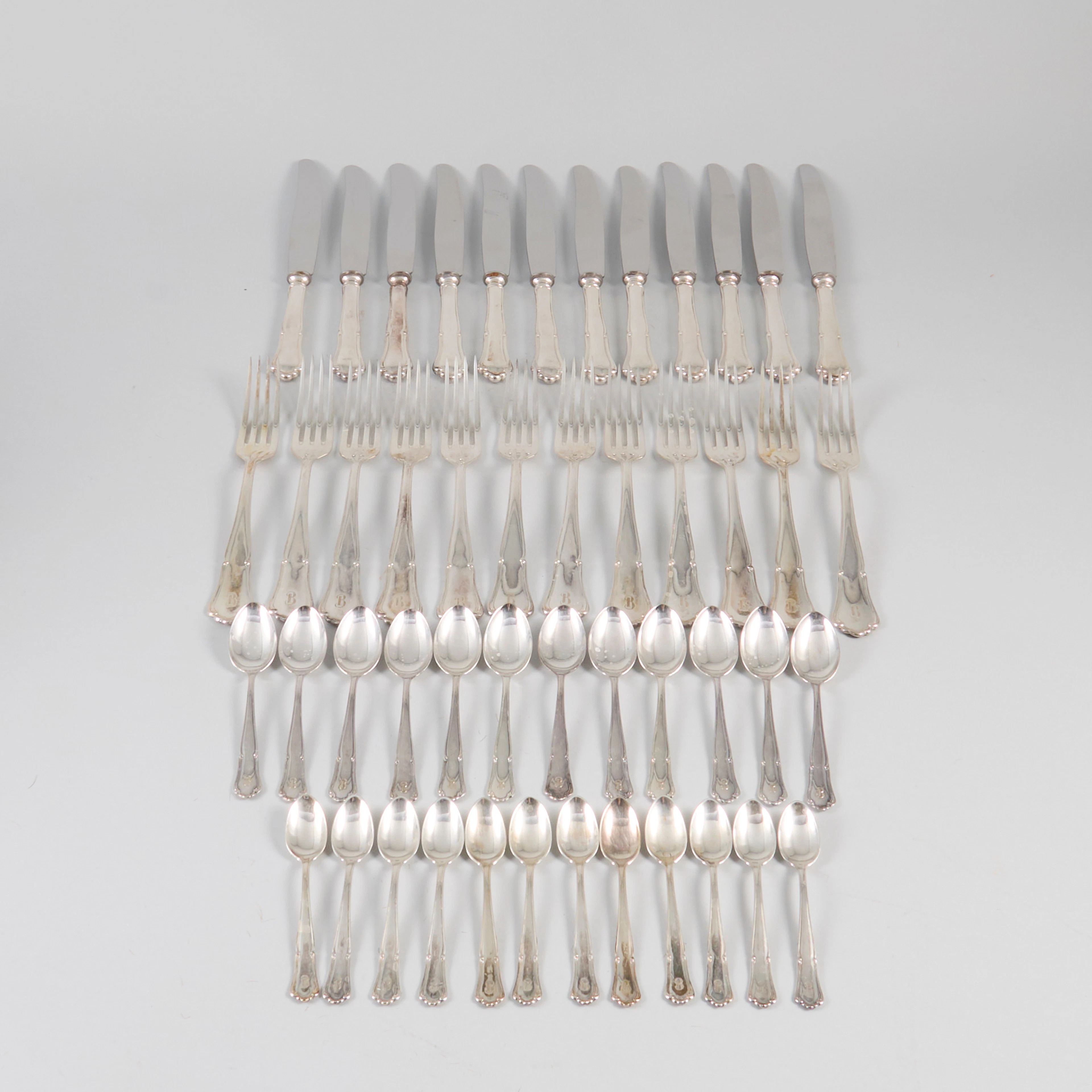 BESTICK, 49 del, Silver, Modell Saga, Monogram bruttovikt 1700g