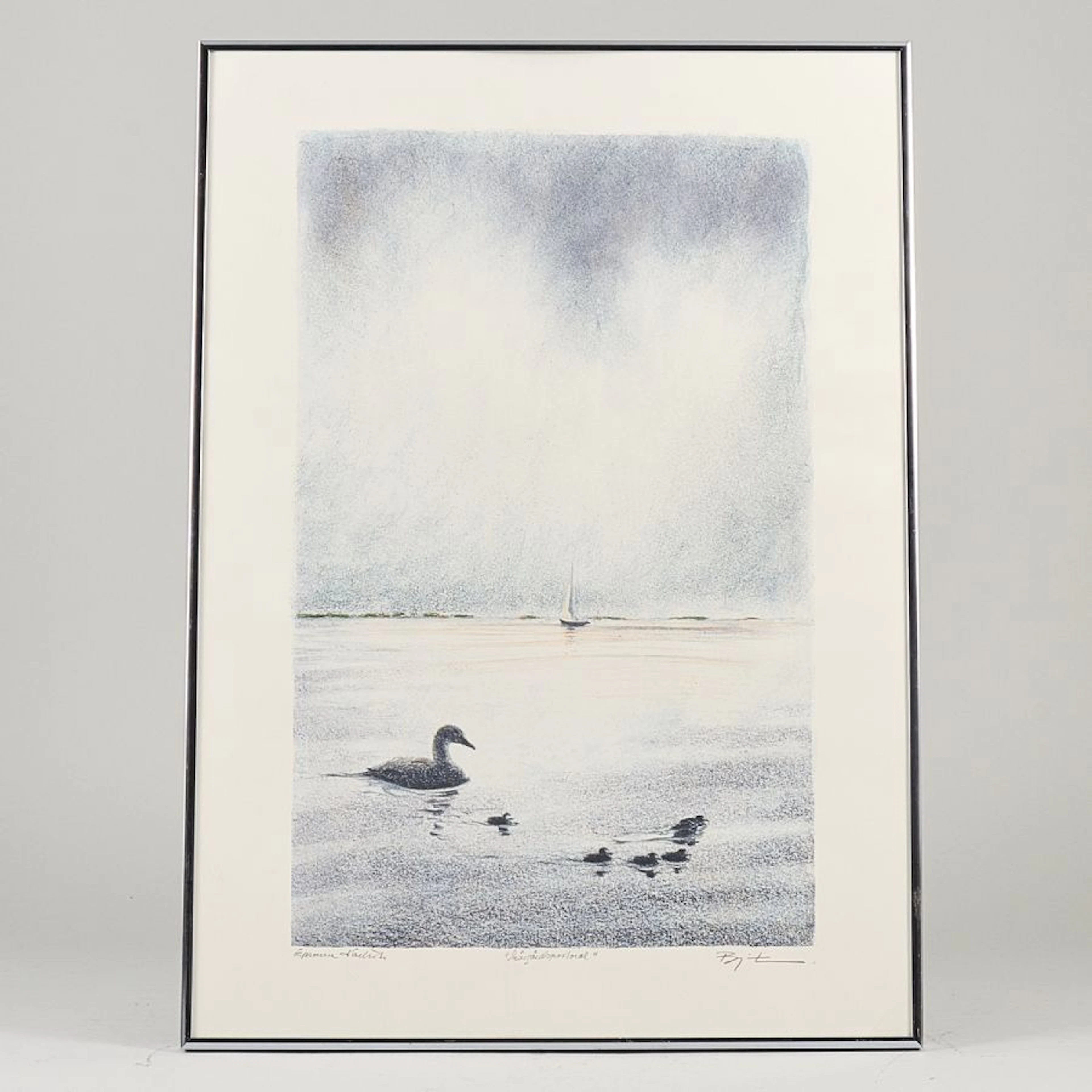 Färglitografi, Björn Lindroth (1931-1999)
