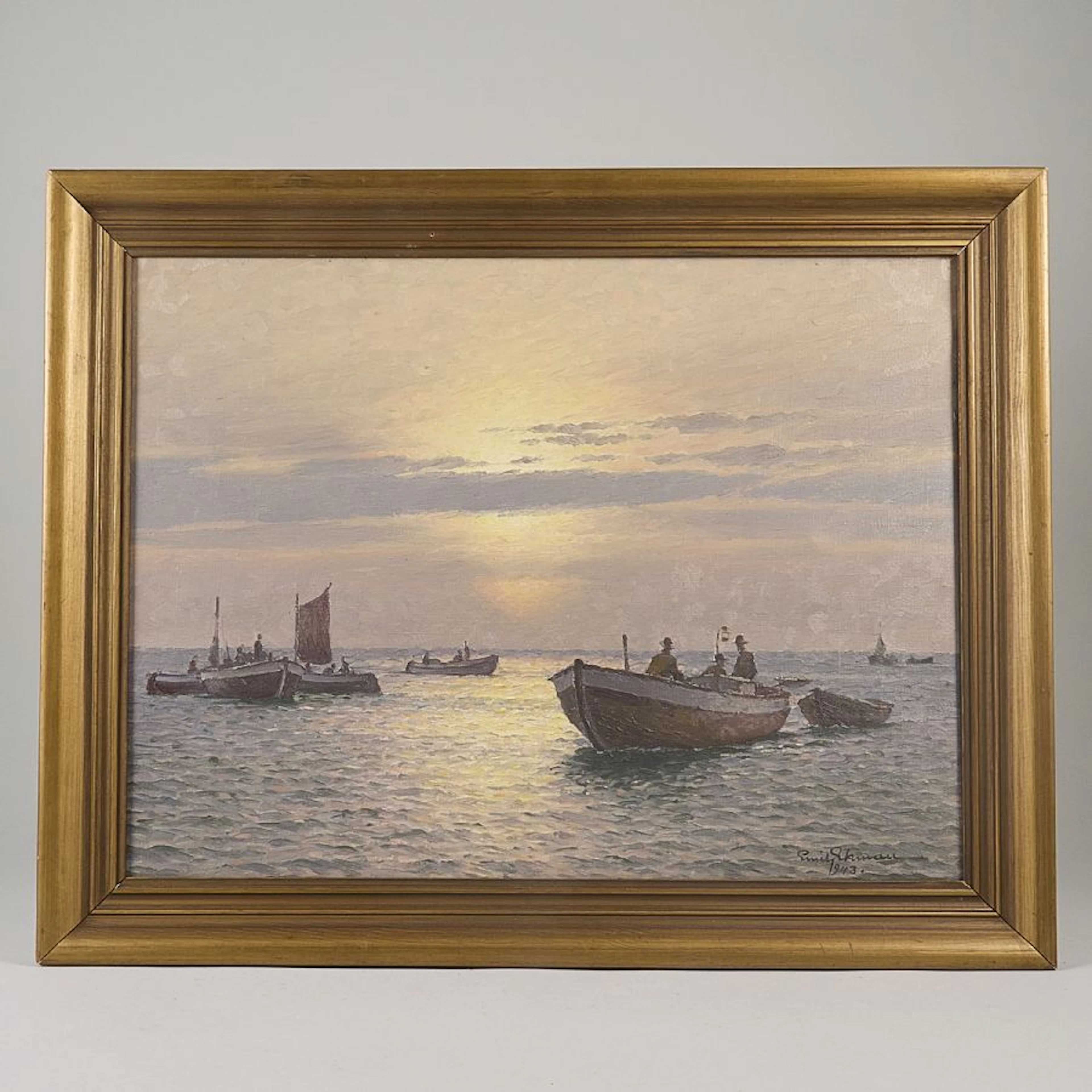 Oljemålning, Emil Ekman (1880-1951)
