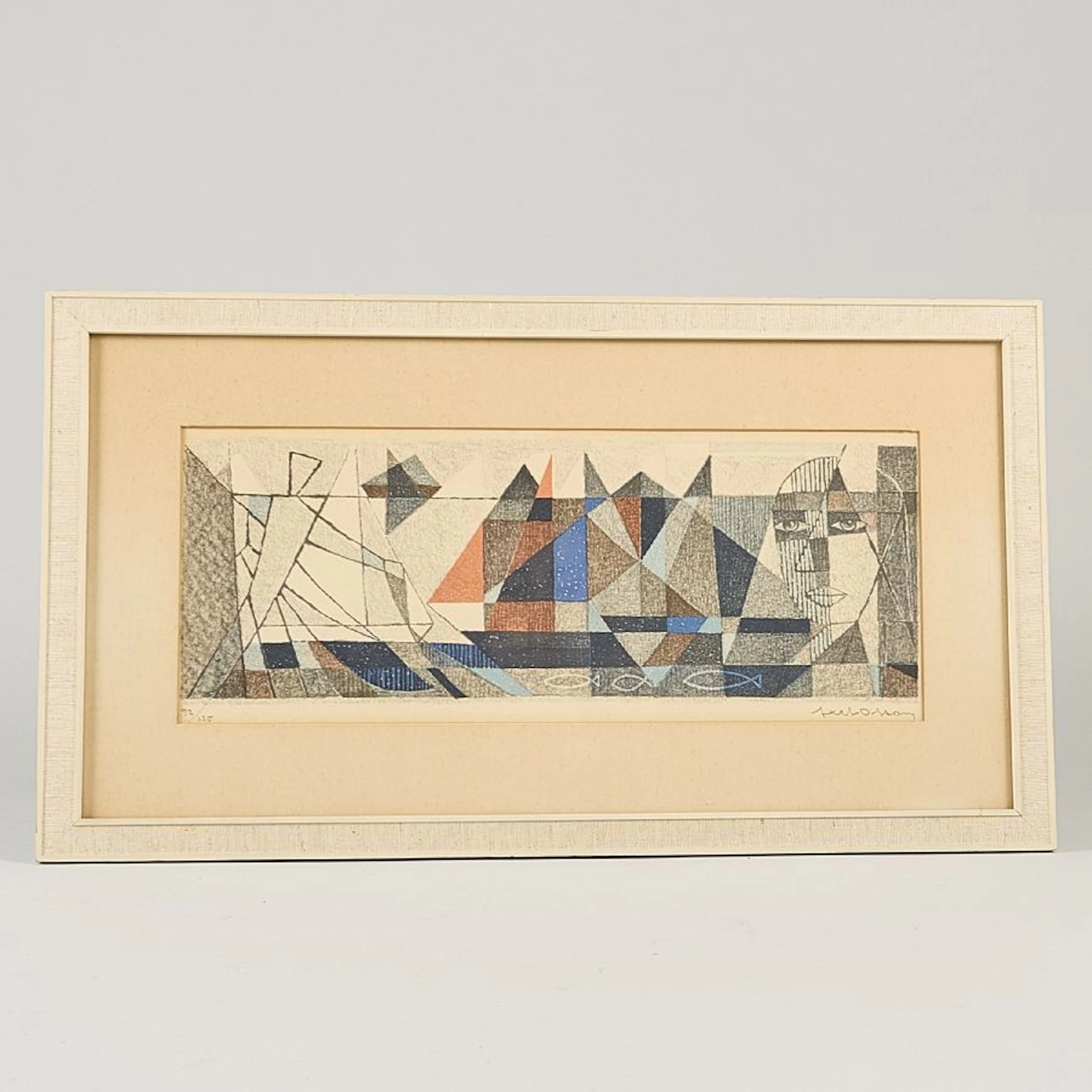 Färglitografi, Axel Olson (1899-1986)