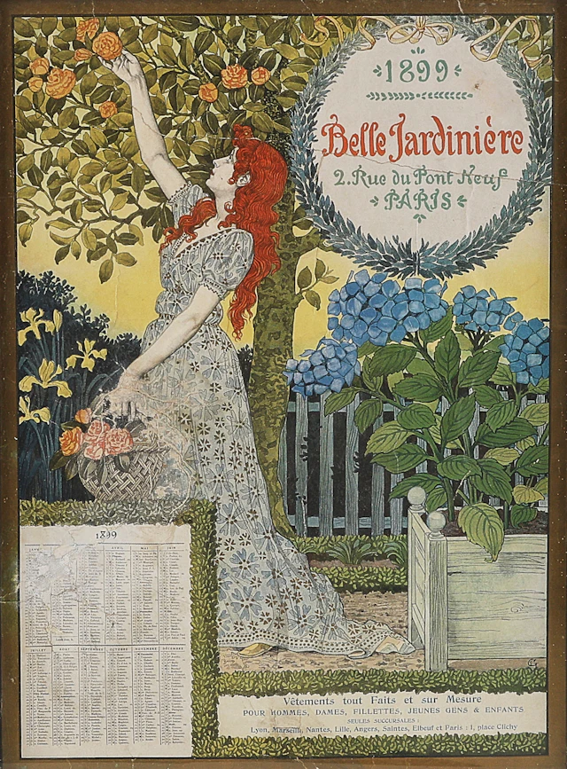 Affisch, Litografisk, sekelskifte 1900.