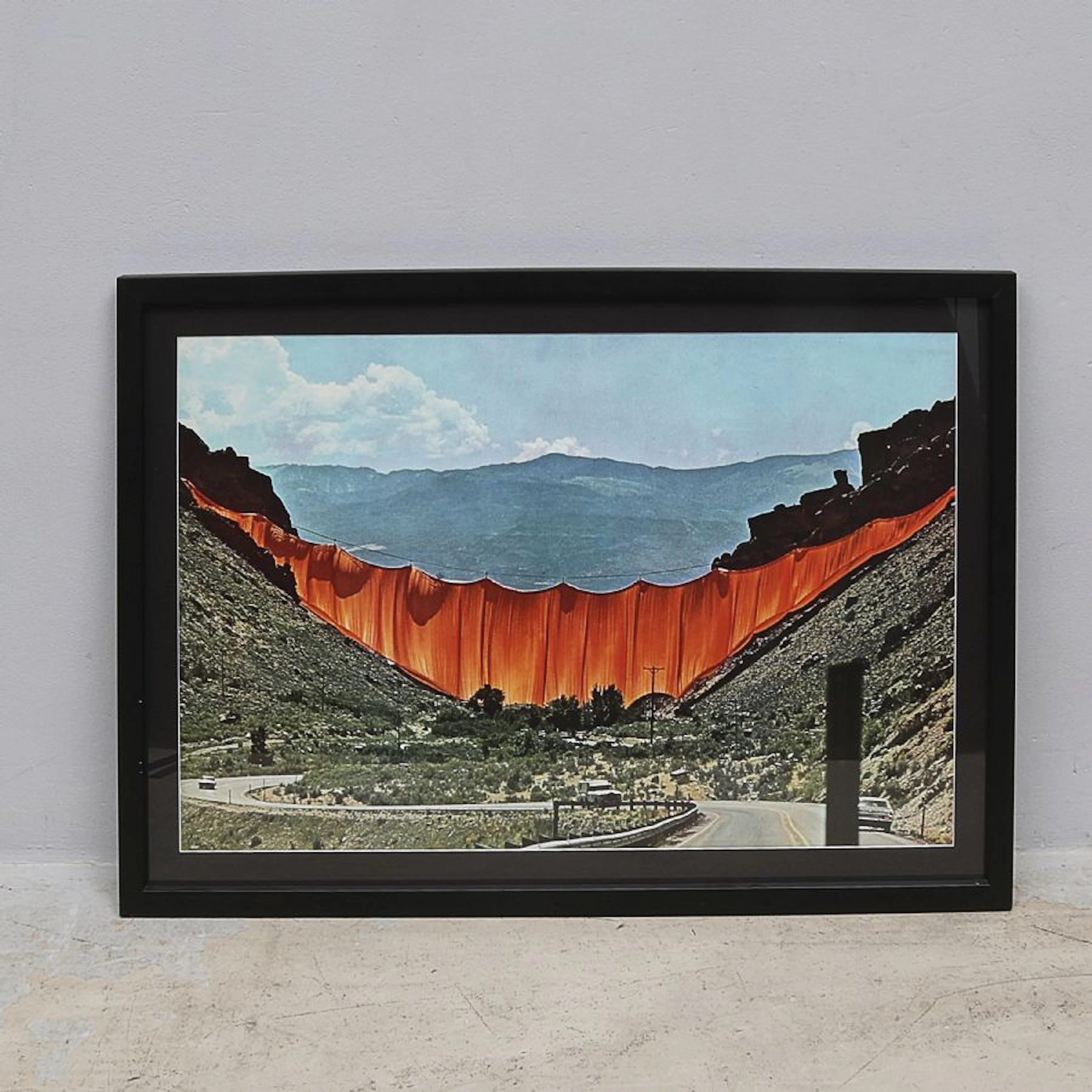 Offset-tryck, Christo & Jean Claude. Signerad