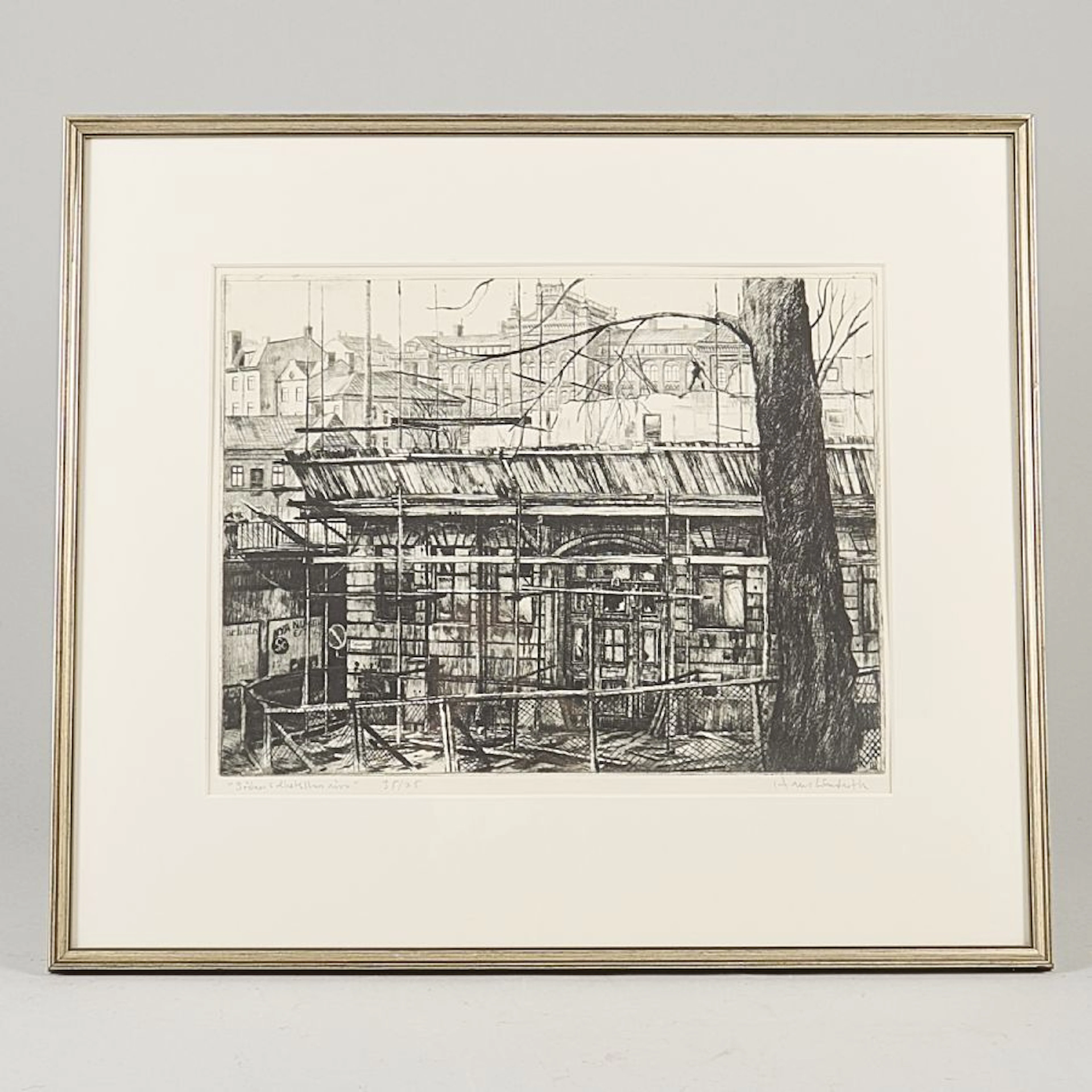 Etsning, Hasse Lindroth (f. 1938)