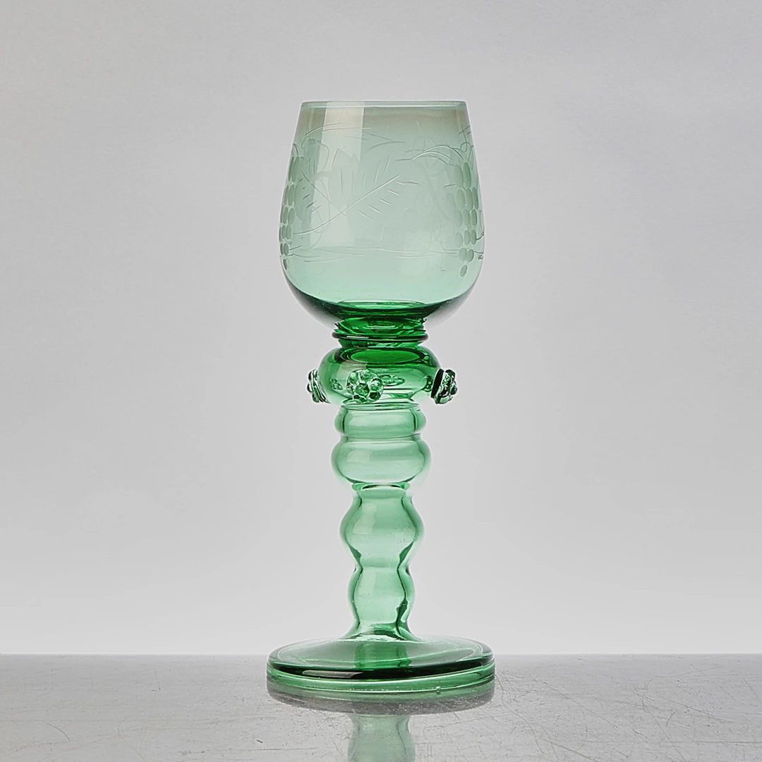 REMMARE, 12 st, grönt glas.