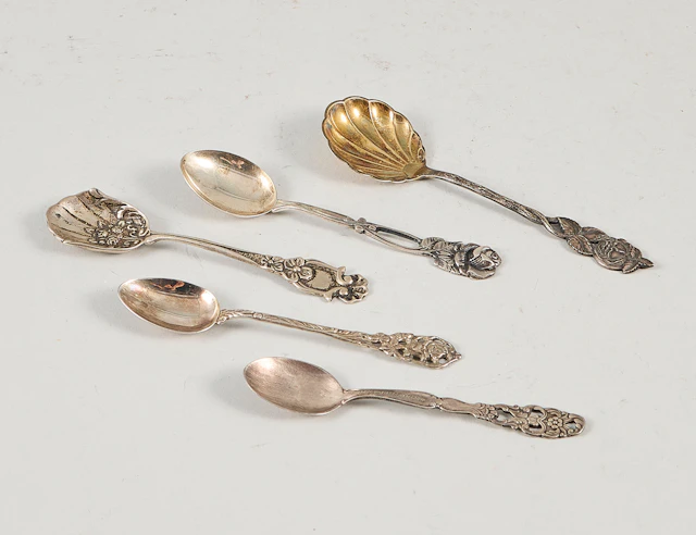 SKEDAR, 5 st. silver, udda.
