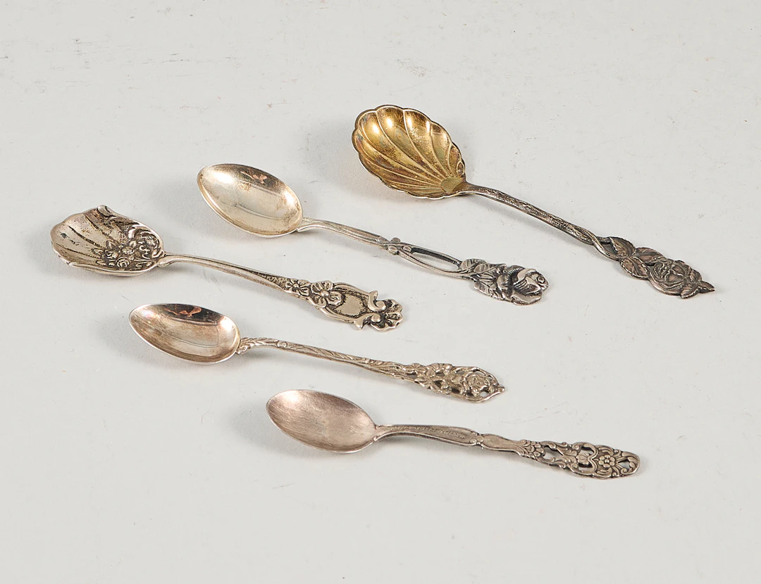 SKEDAR, 5 st. silver, udda.
