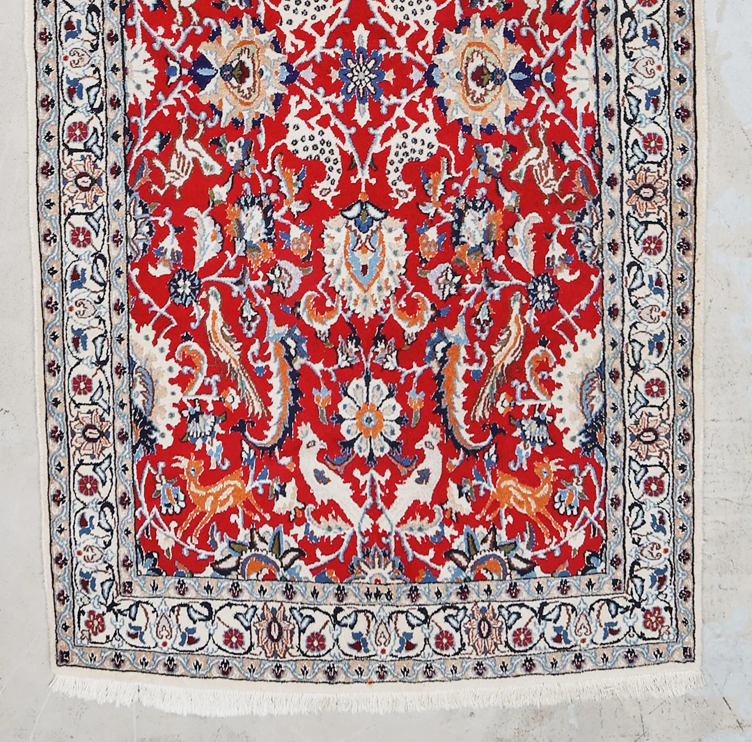 MATTA orientalisk röd botten, 120x217.