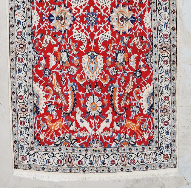 MATTA orientalisk röd botten, 120x217.