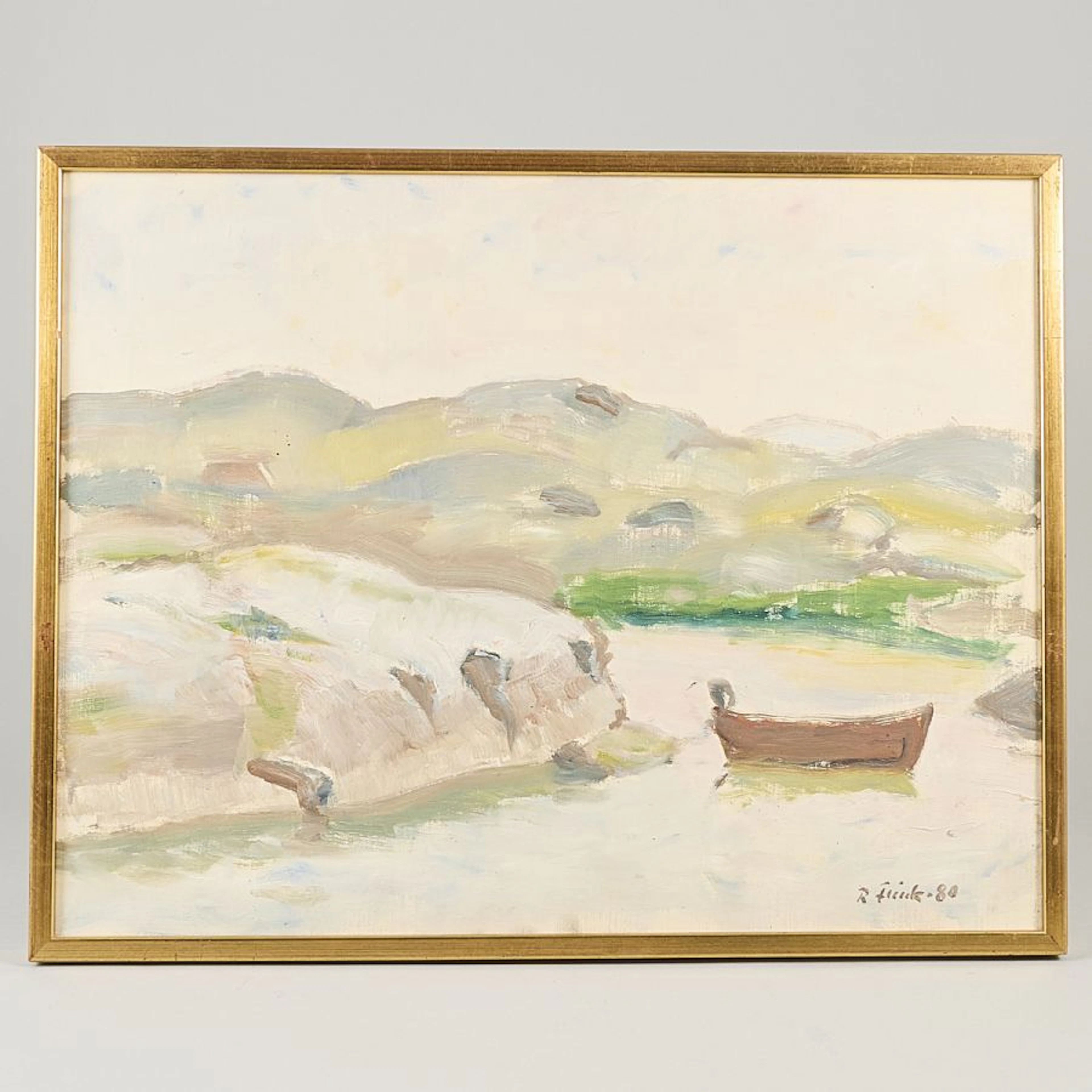 Oljemålning, Rudolf Flink (1906-1988)