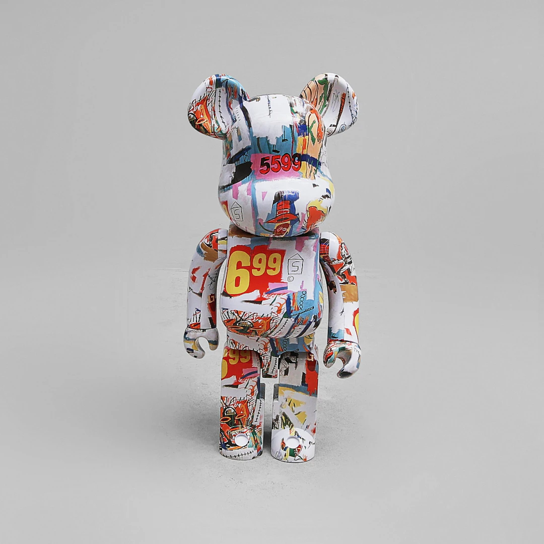 SKULPTUR, Bearbrick, 1000%, Andy Warhol x Jean Michel Basquait, Medicom