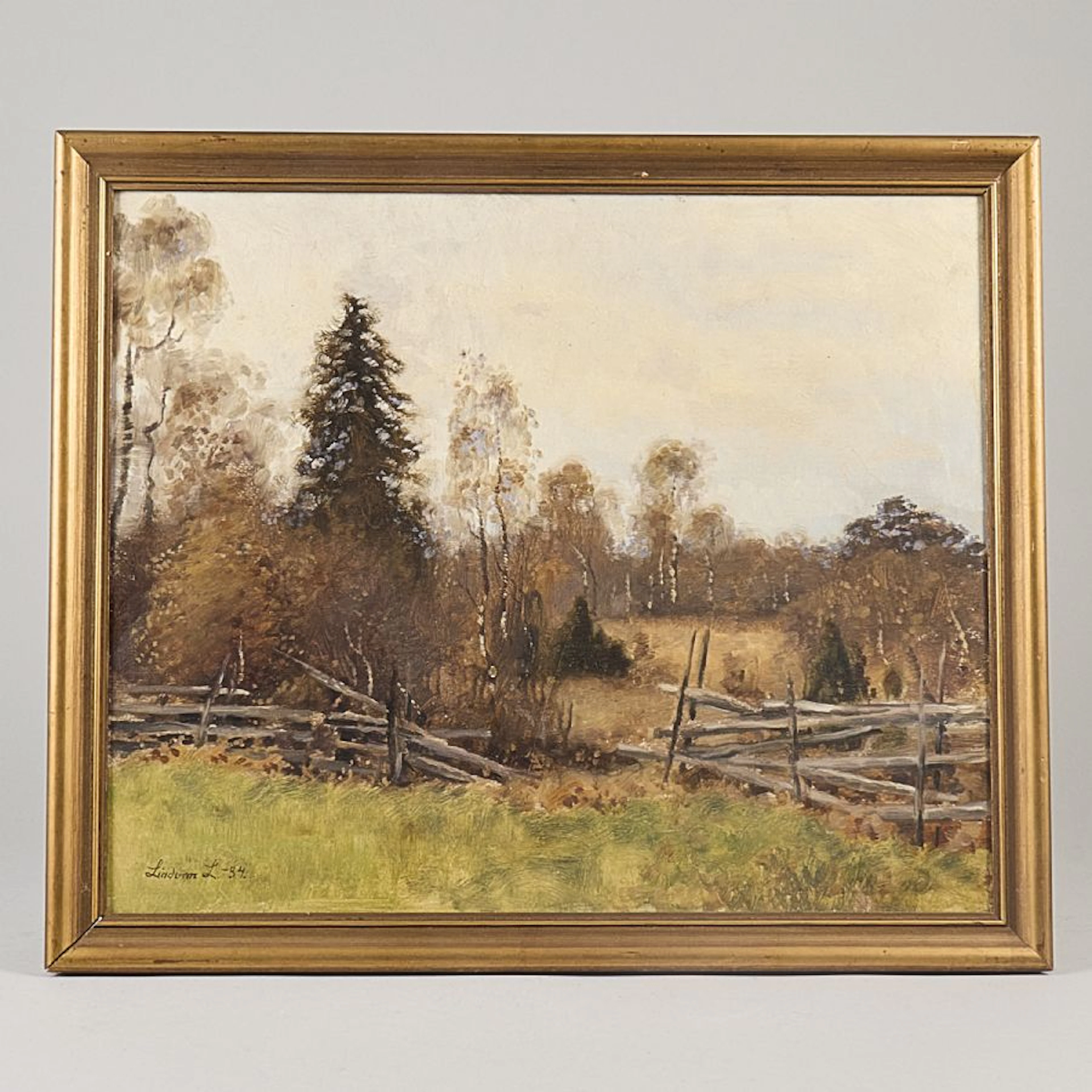 Oljemålning, Lindorm Liljefors (1909-1985)