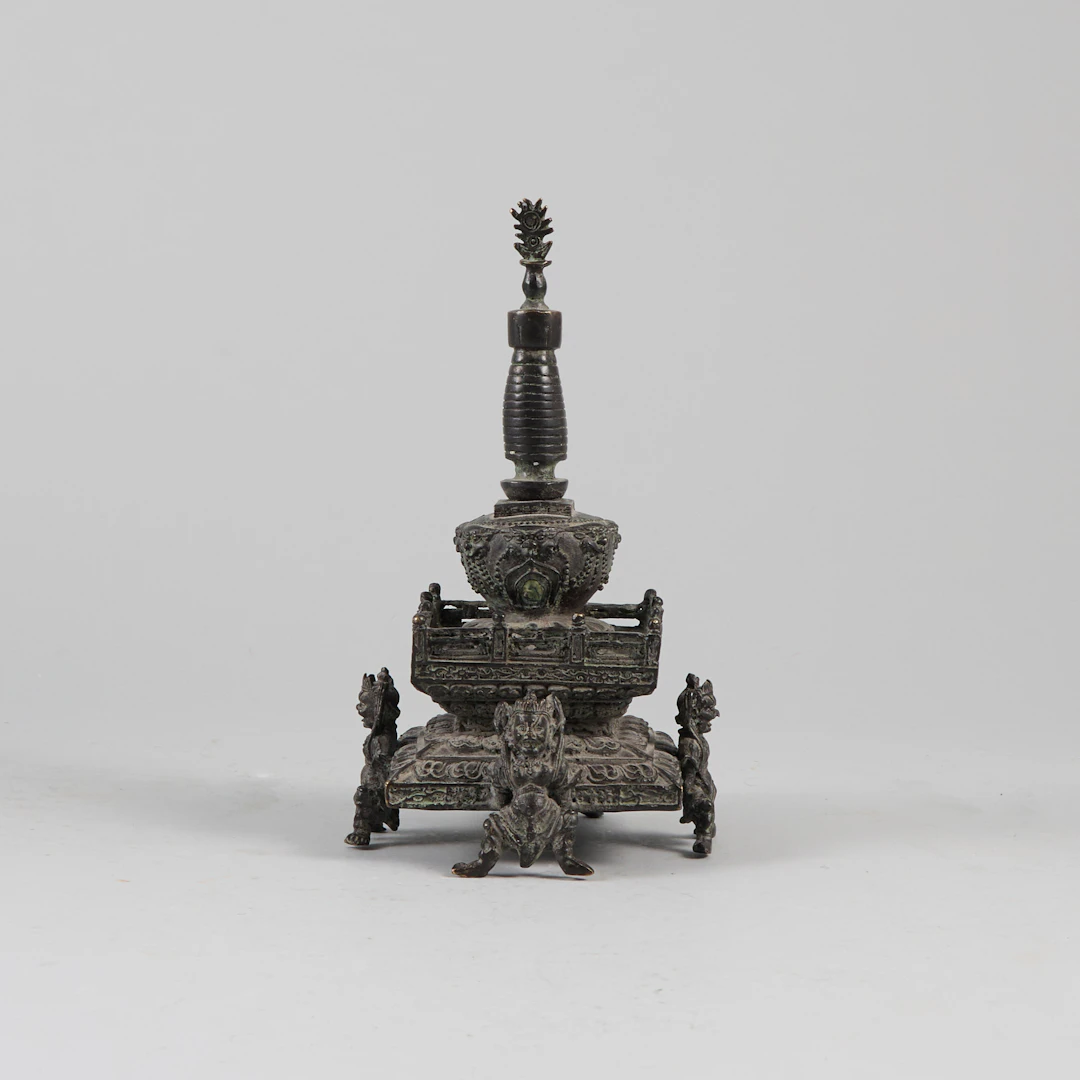 SKULPTUR, Stupa, Tibet.