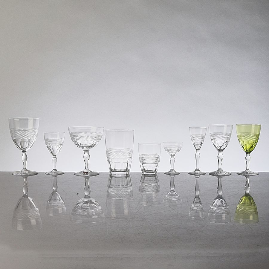 Glasservisdelar, 84 delar