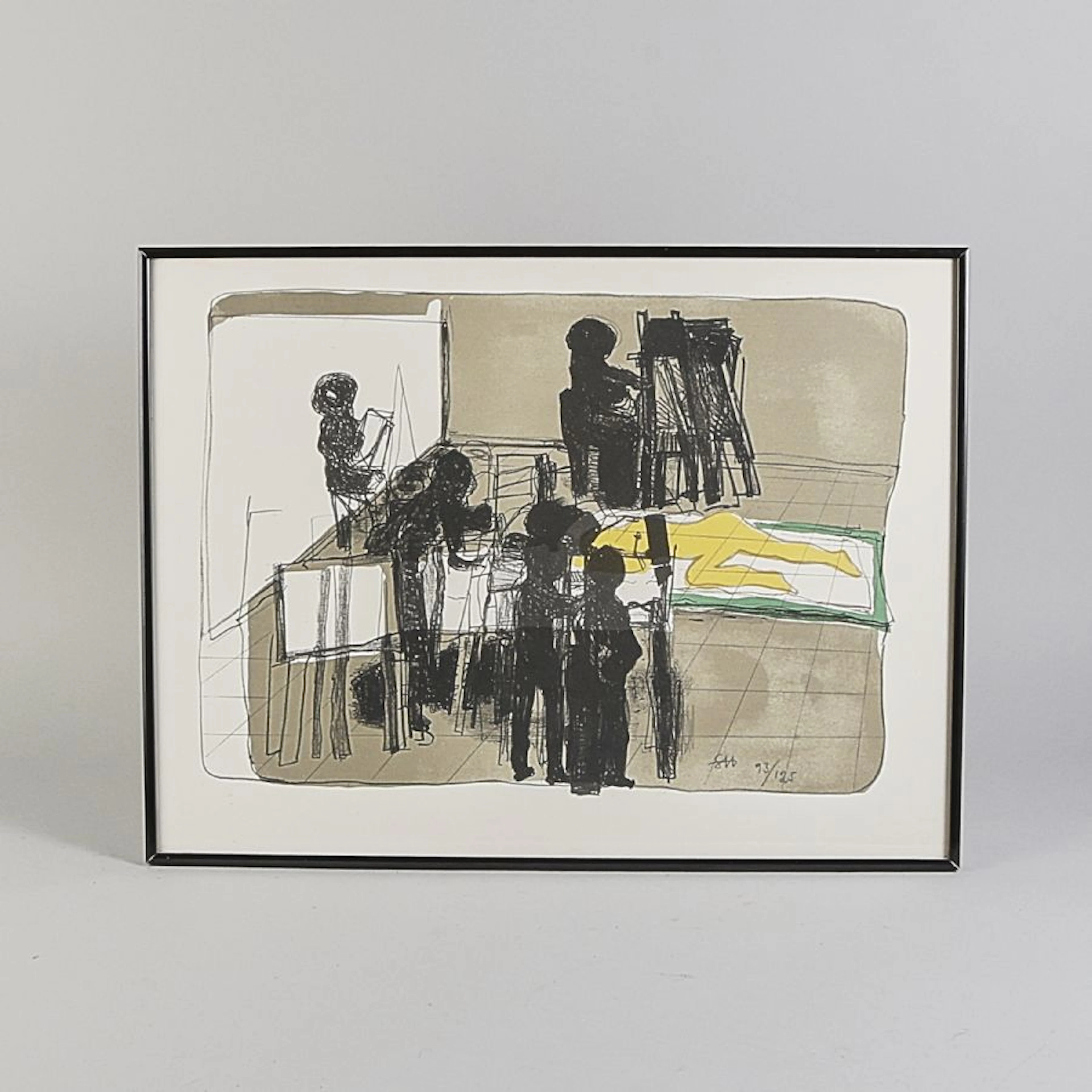 Färglitografi, Staffan Hallström (1914-1976)