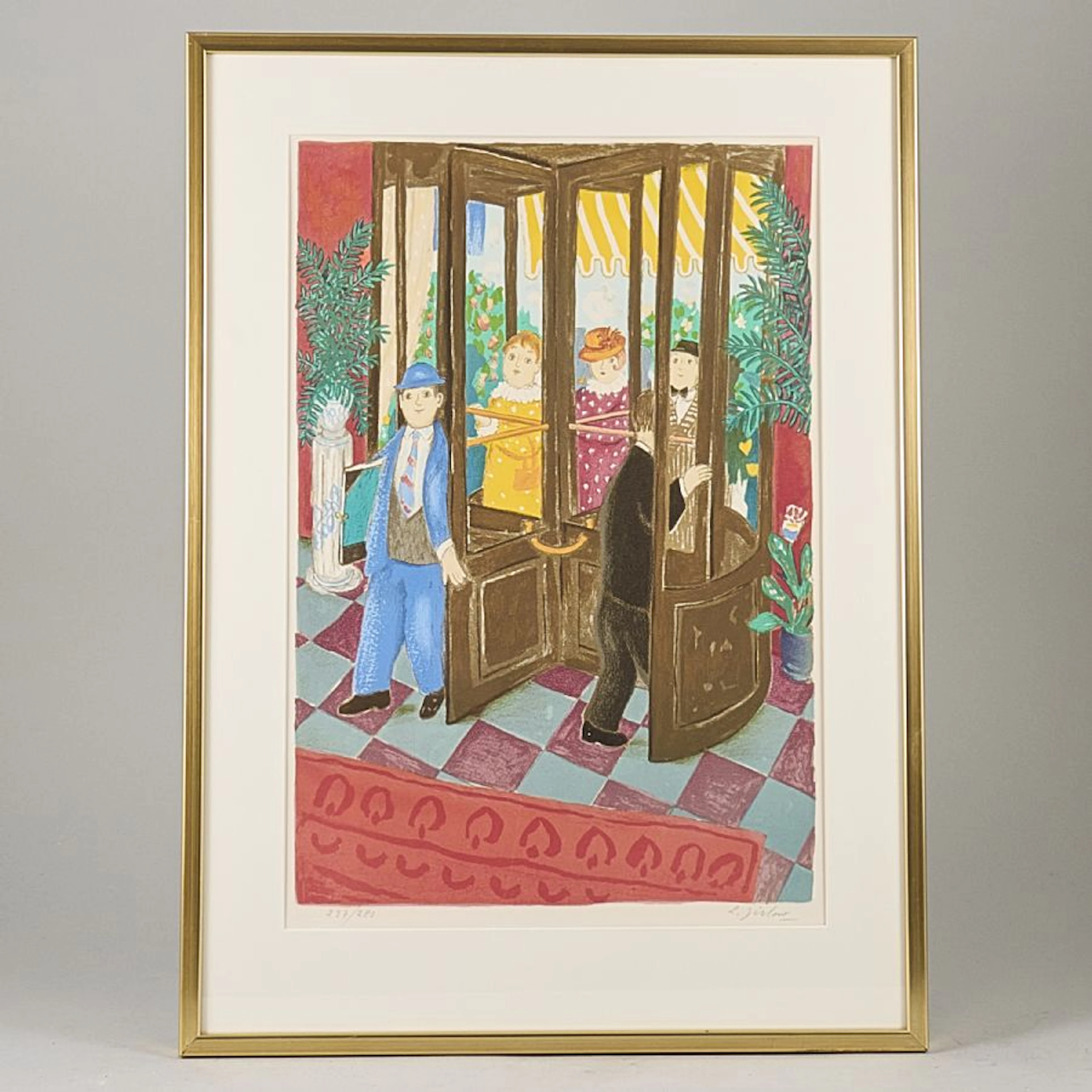 Färglitografi, Lennart Jirlow (1936-2020)