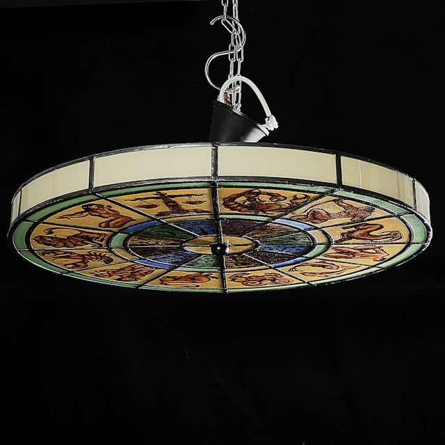 OTTO SCHULZ. Plafond, Troligen, Zodiak, ca 1920/30-tal.
