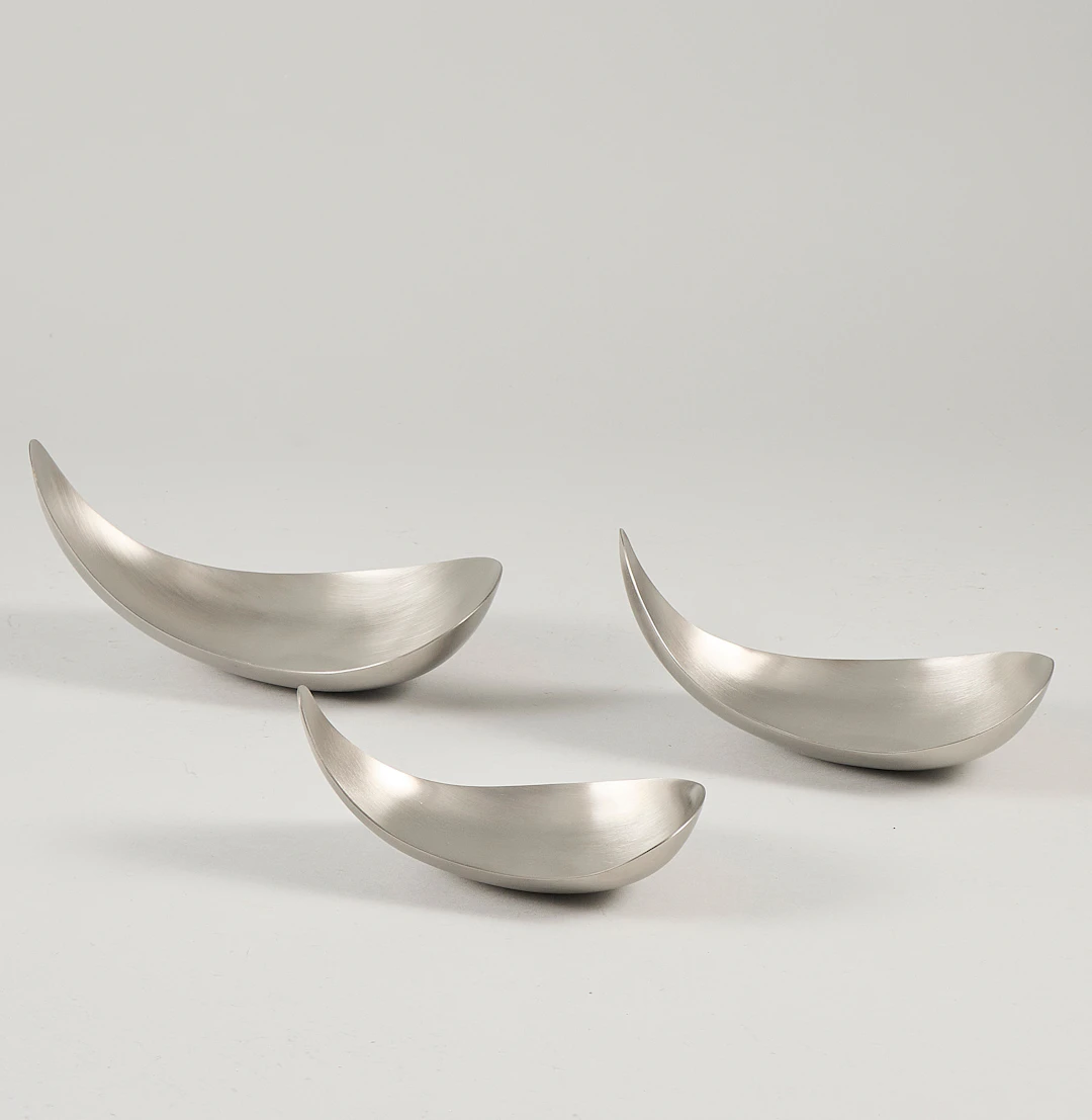 SKÅLAR, 3 st, George Jensen, Danmark, "Leaf".