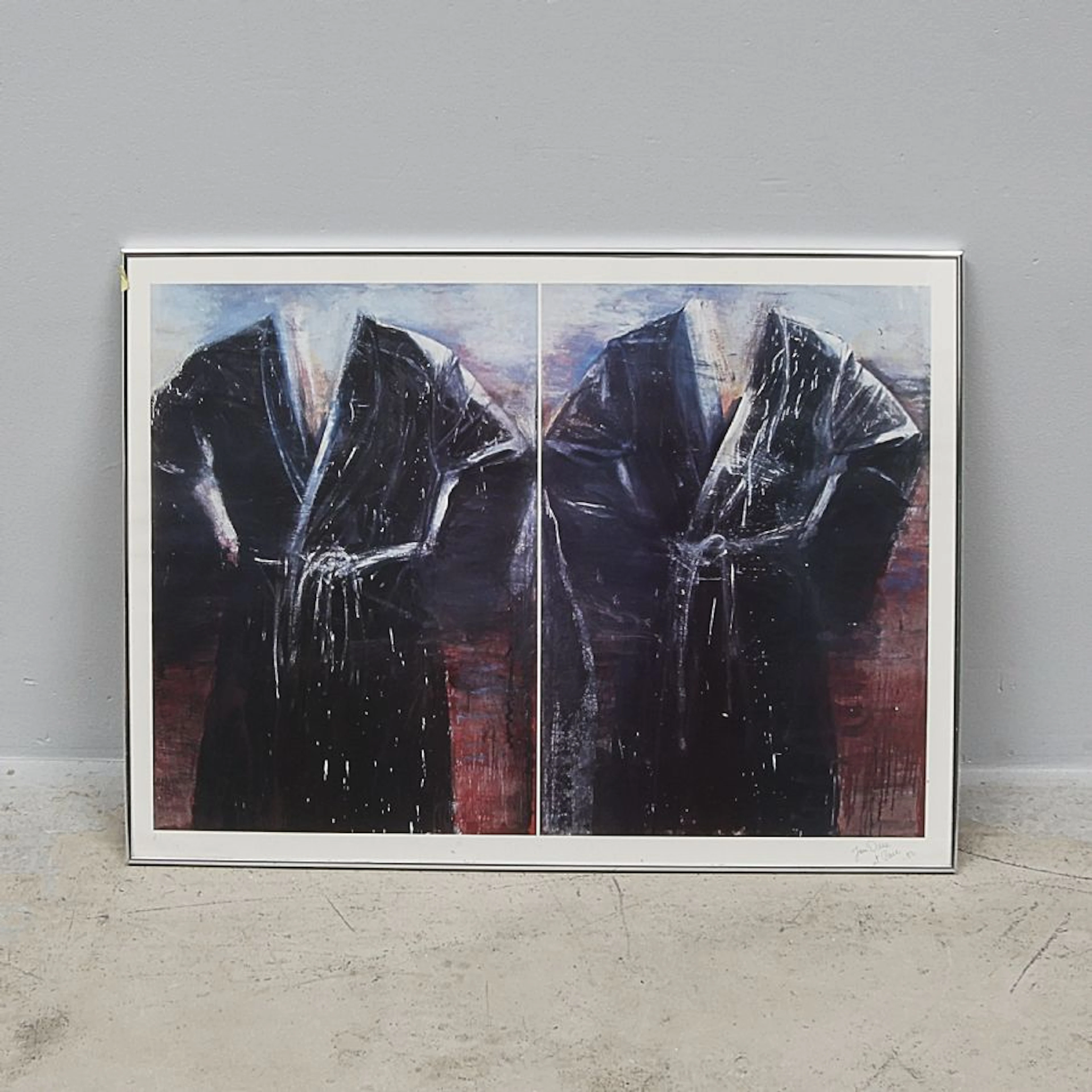 Affisch, handsignerad Jim Dine. Signerad