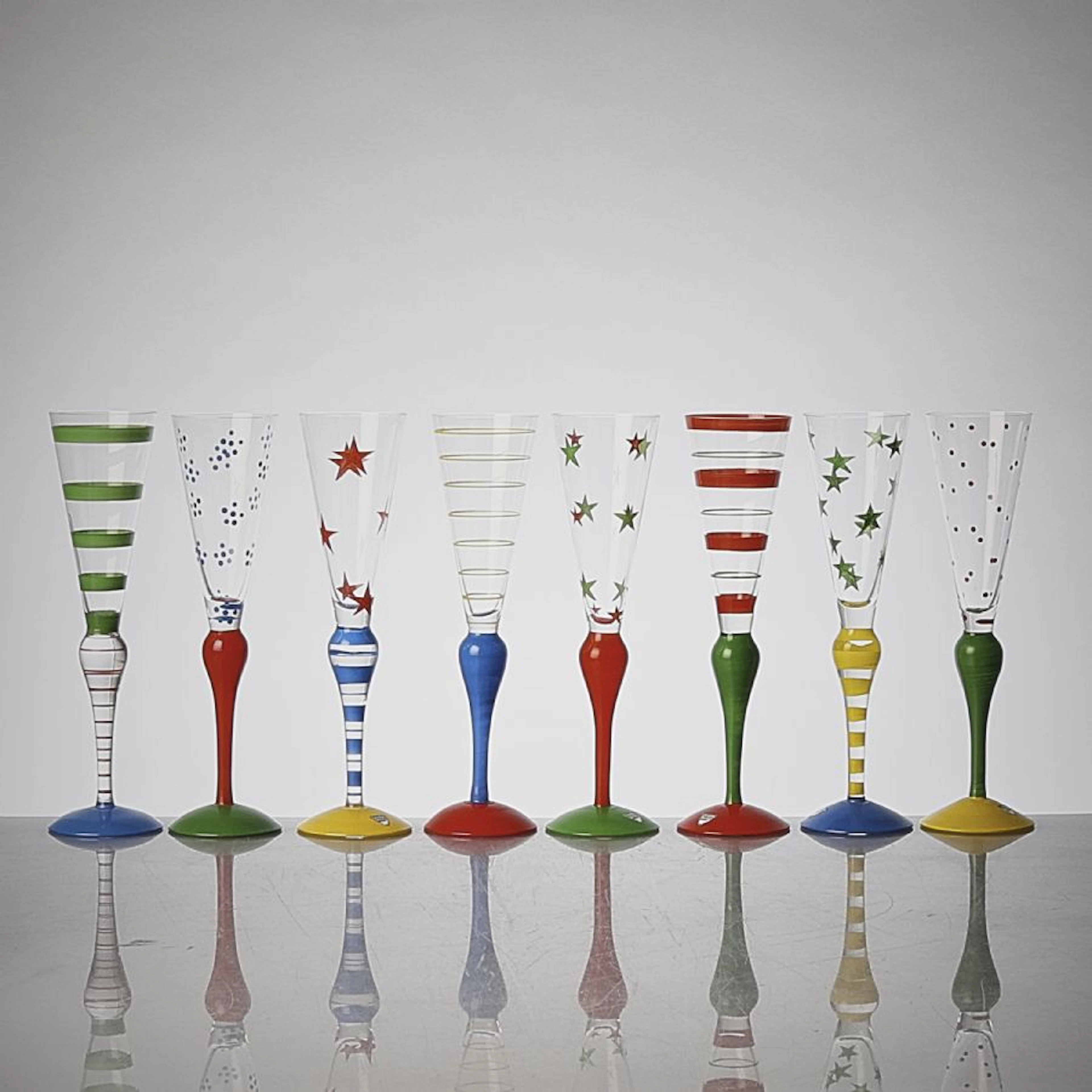 Champagneglas, 8 st