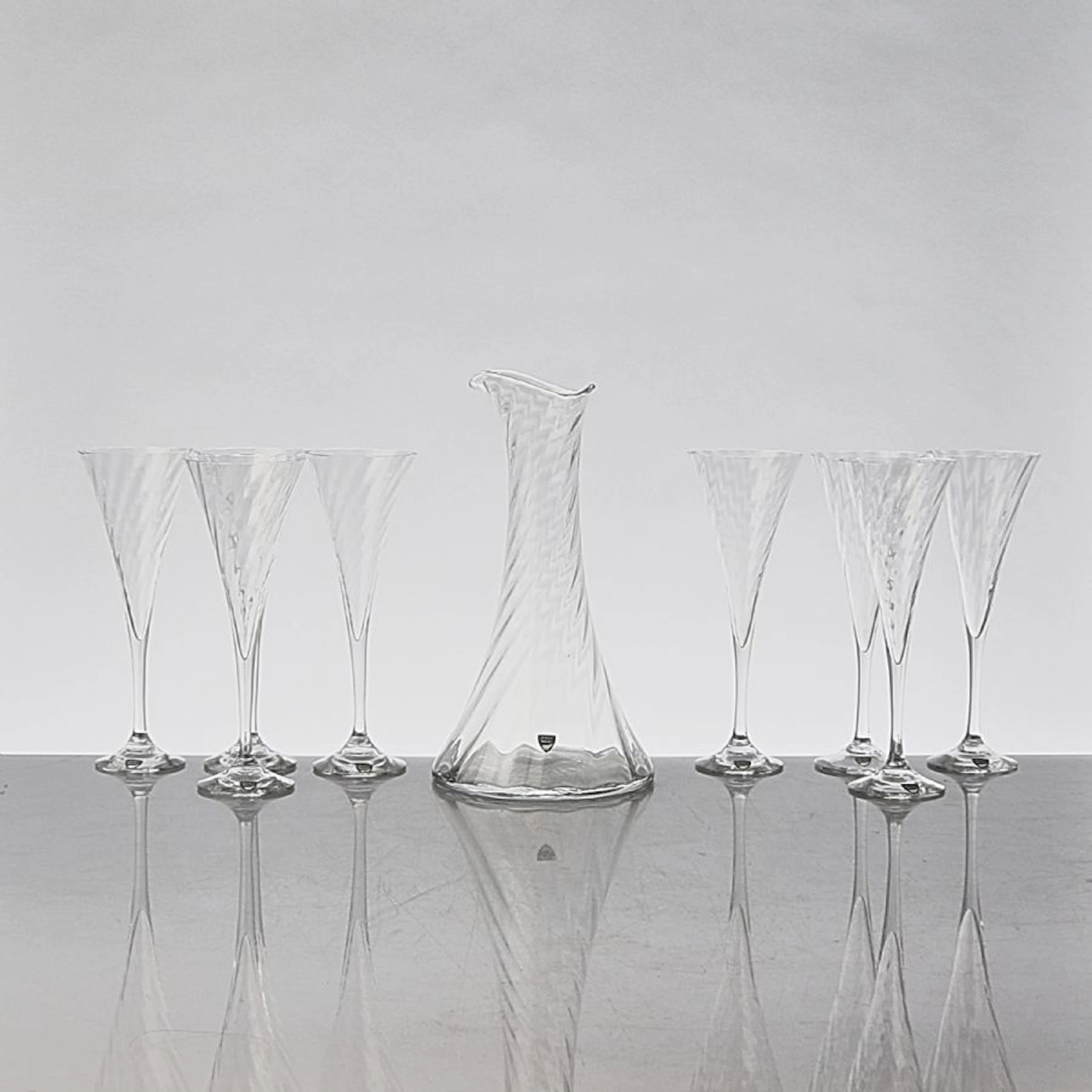 Champagneglas, + kanna