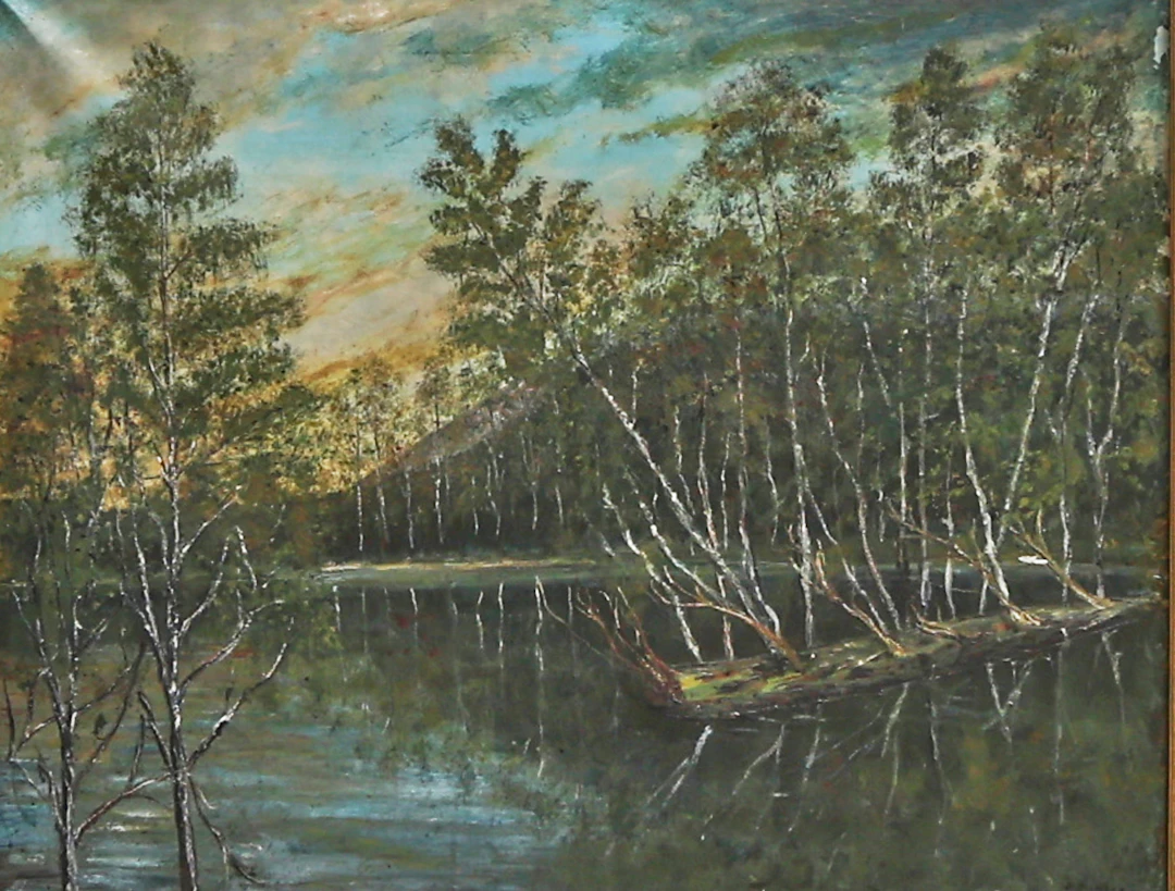 A. BLOMBERGSSON. Oljemålning.
