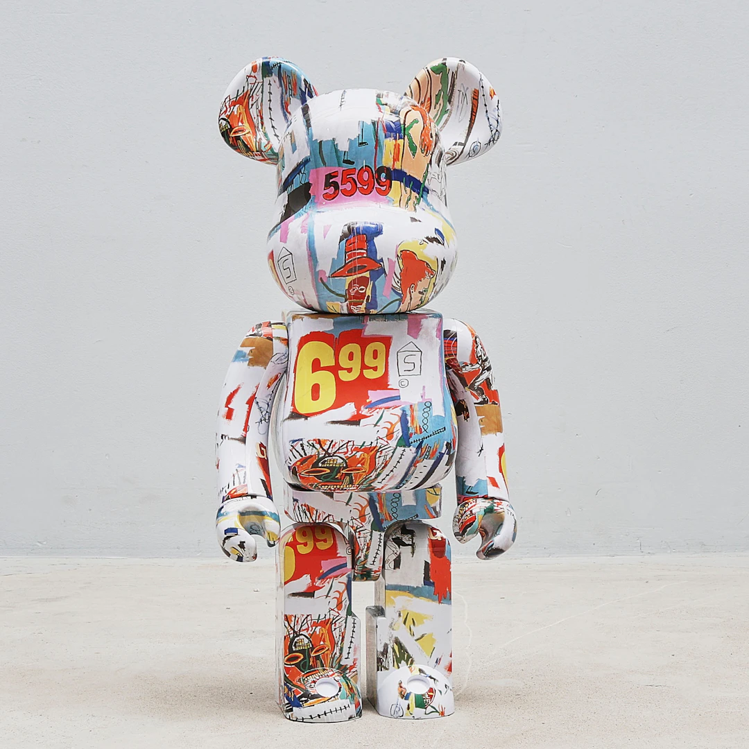 SKULPTUR, Bearbrick, 1000%, Andy Warhol x Jean Michel Basquait, Medicom
