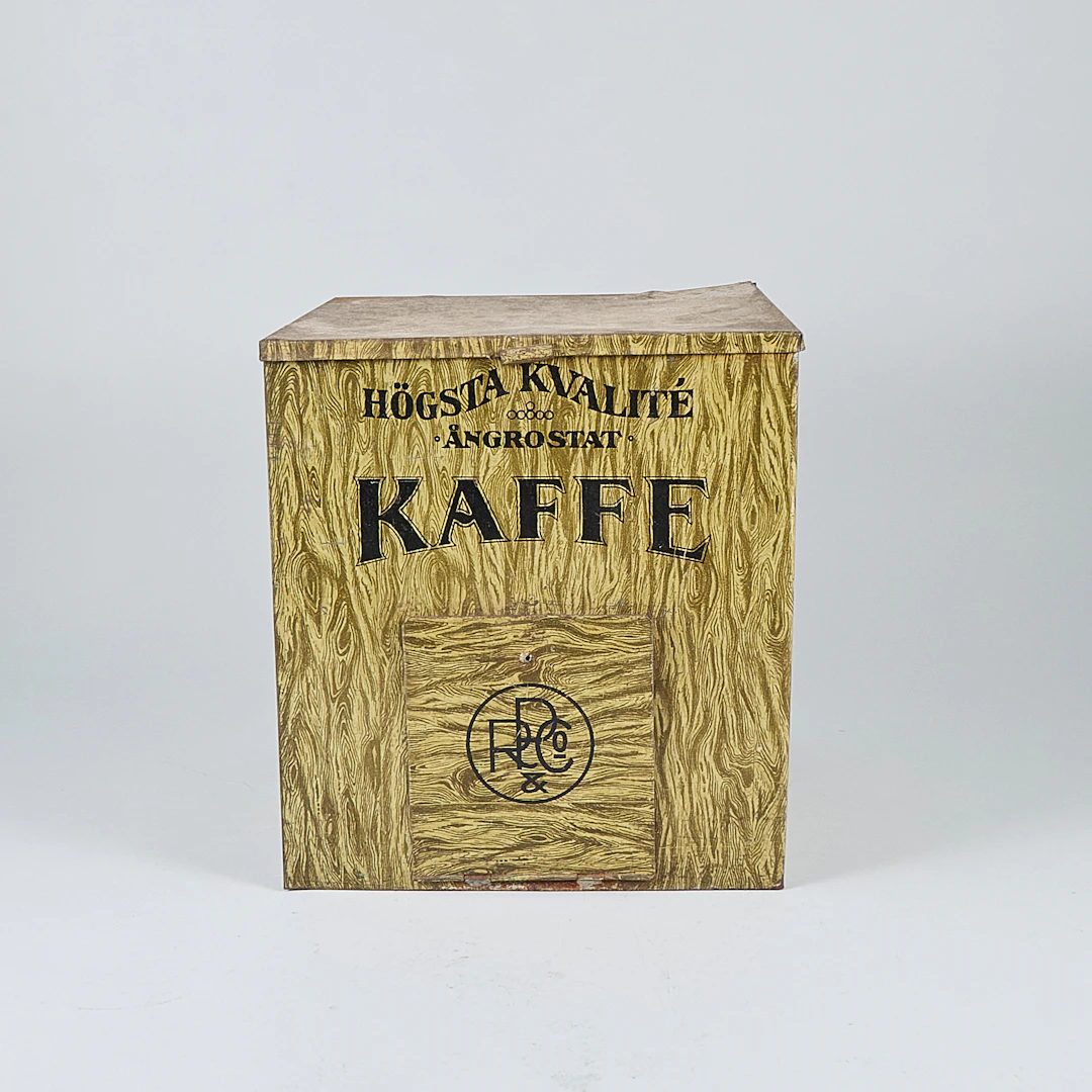 KAFFELÅDA, för Bönor, RP & co, Plåt.