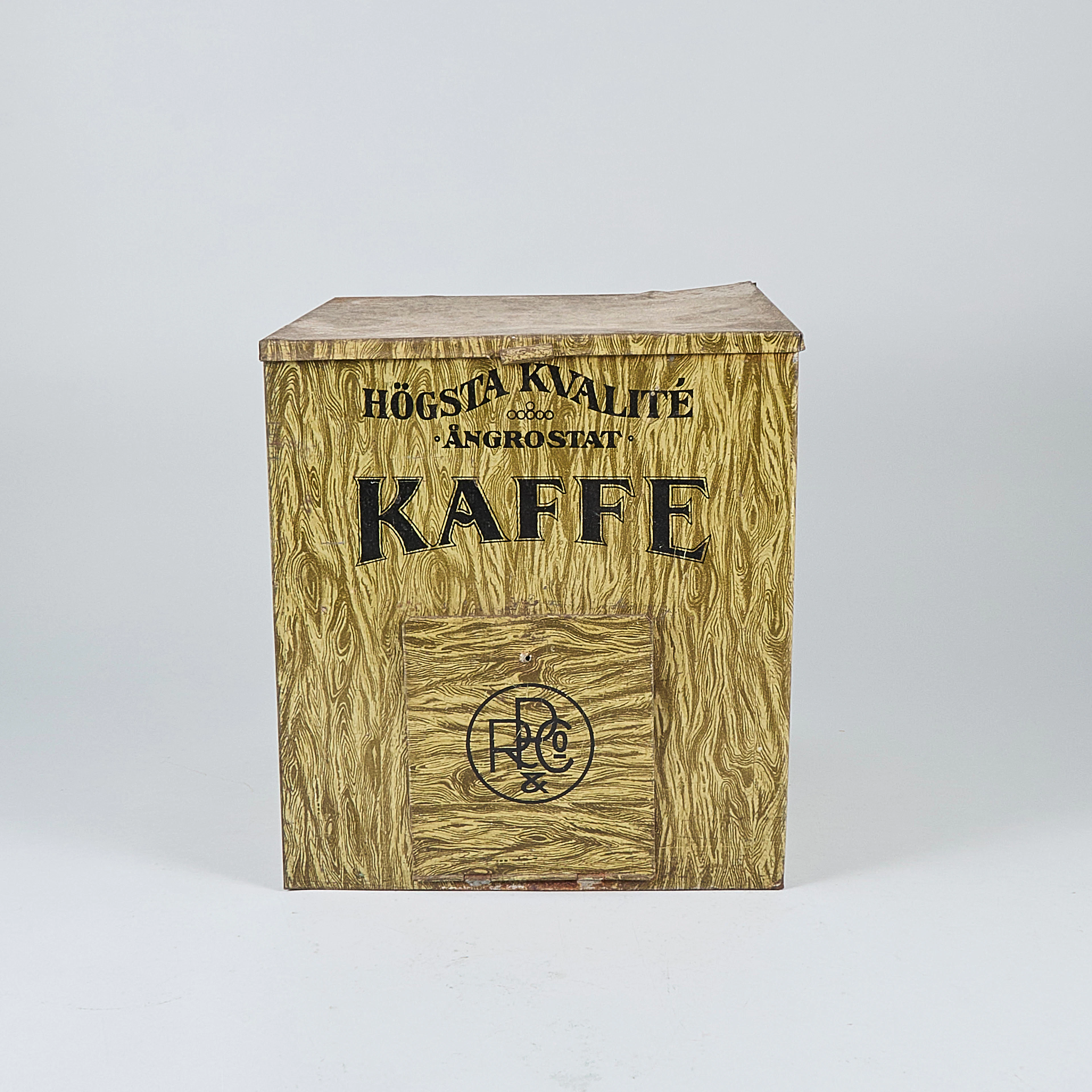 KAFFELÅDA, för Bönor, RP & co, Plåt.