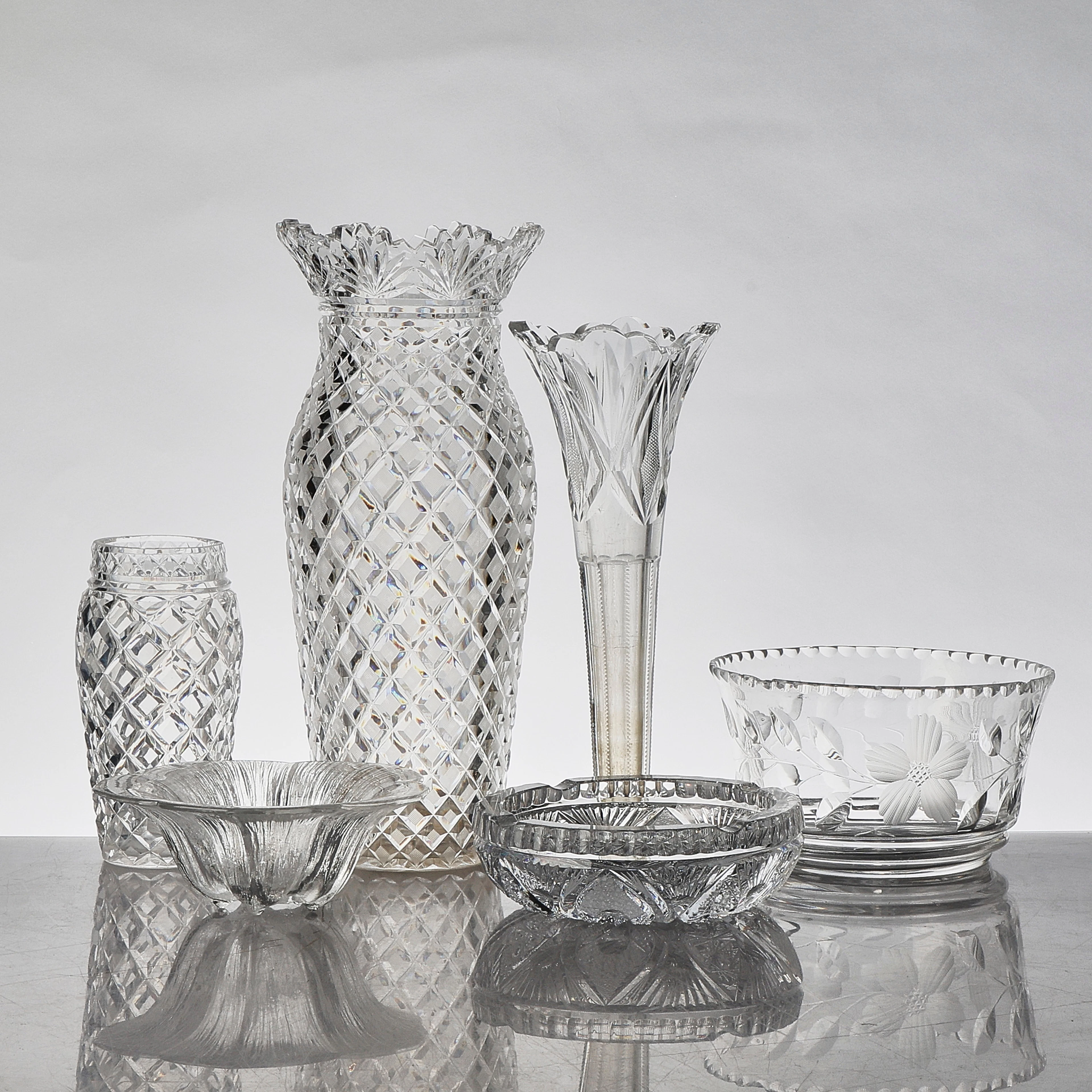 GLAS, kristall, 6 del.