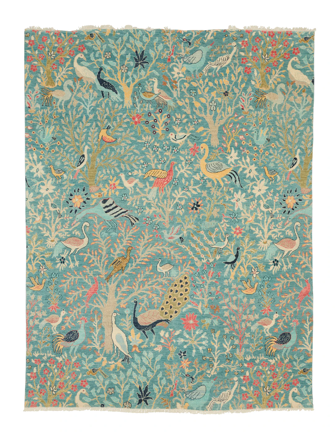 Peshawar Birds of Paradise Carpet