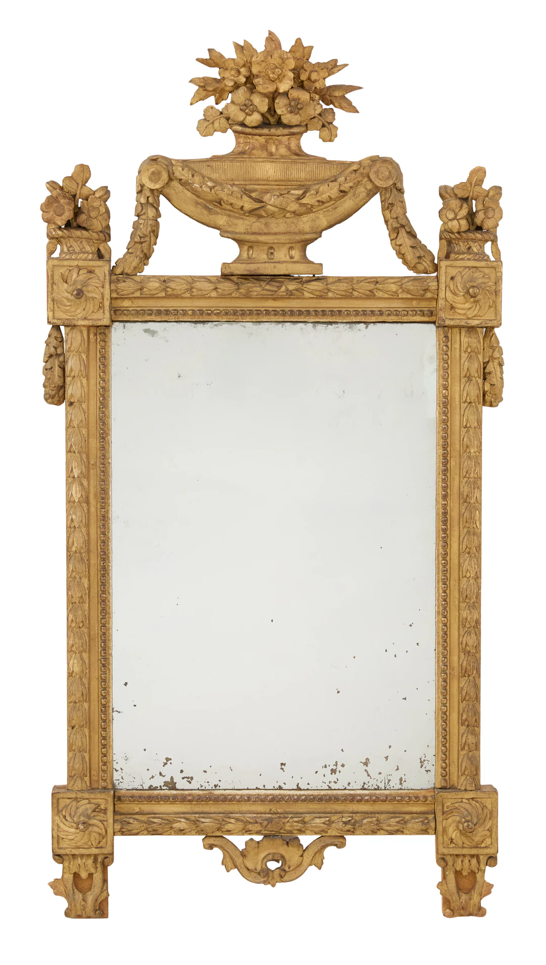 French Louis XVI Giltwood Mirror