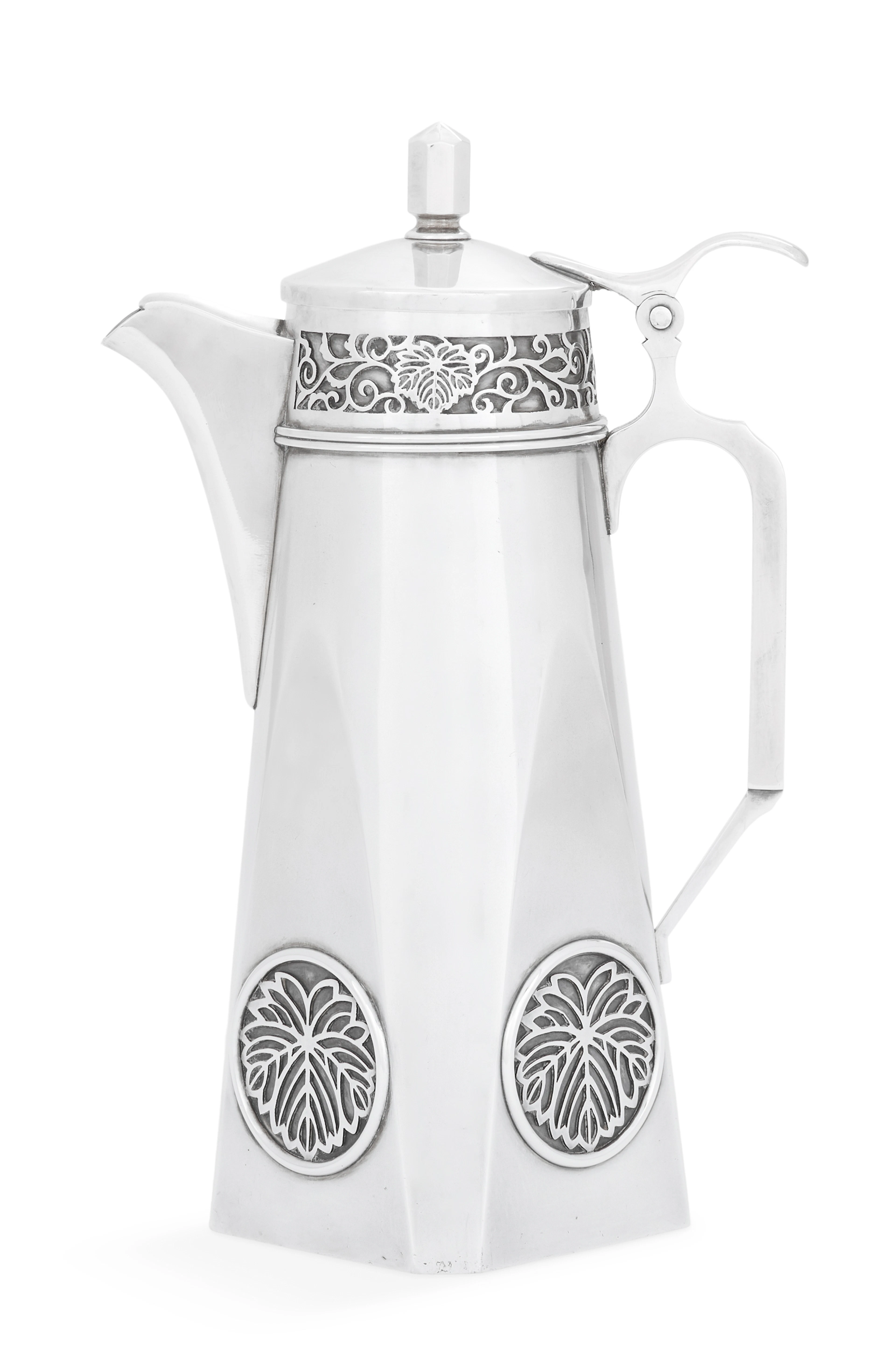 Japanese Silver Coffee Pot