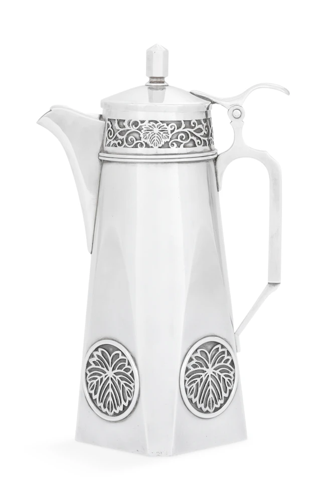 Japanese Silver Coffee Pot