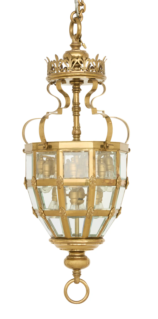 French Bronze "Versailles"-Style Hall Lantern