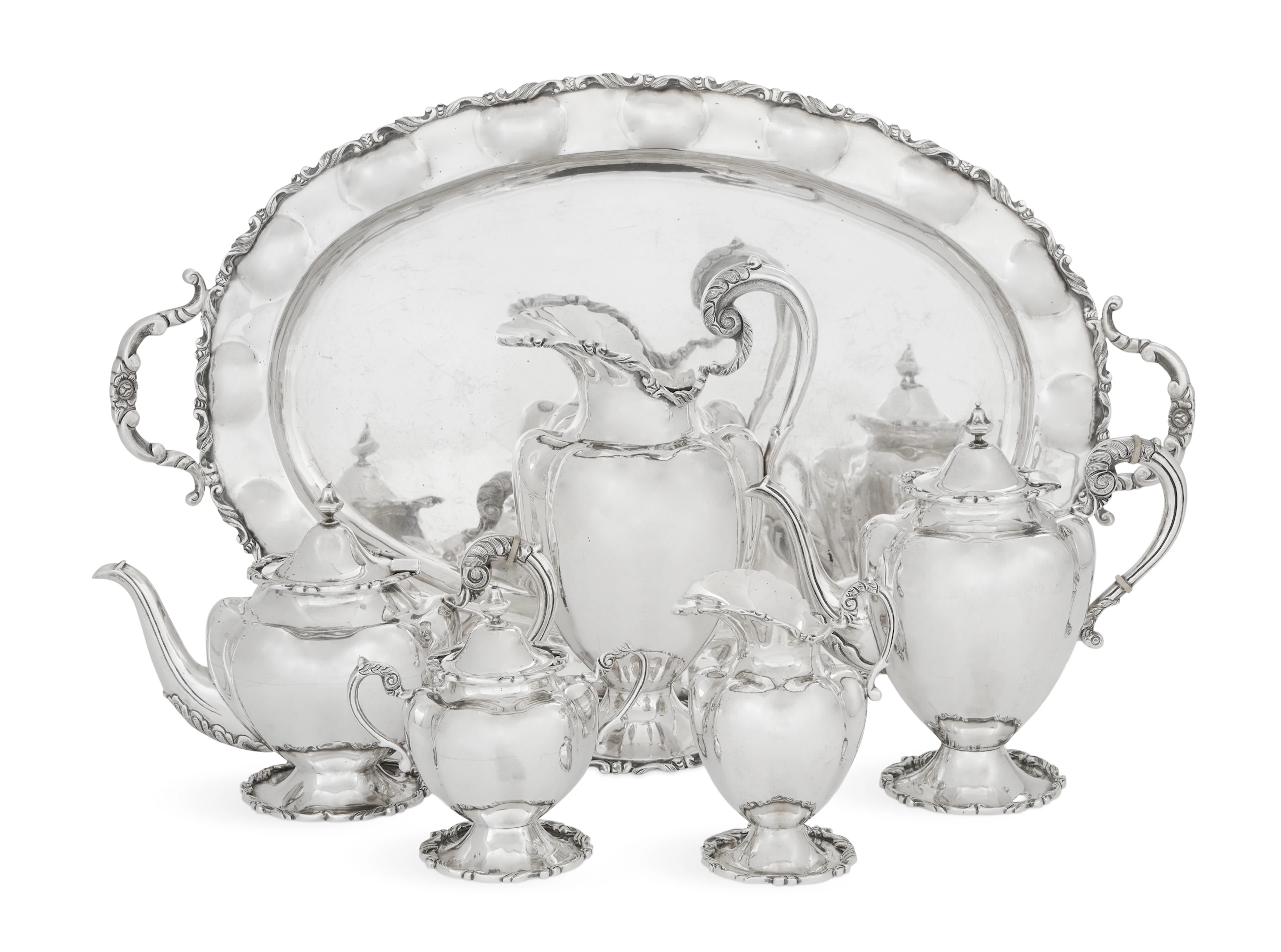 Mexican Sterling Silver Tea Service
