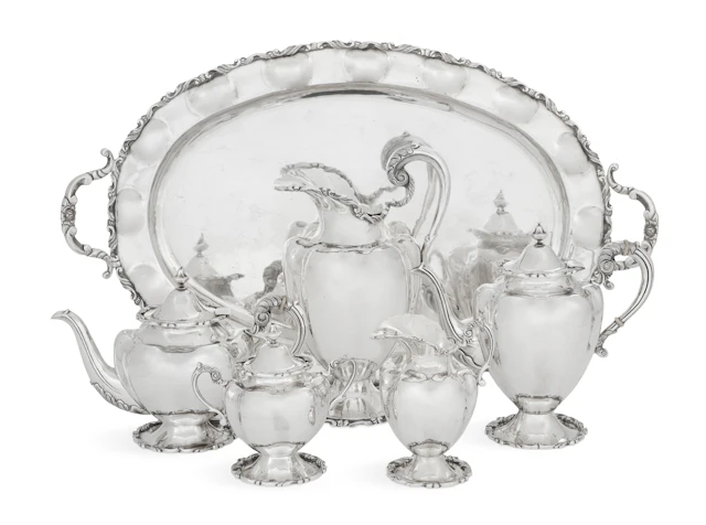 Mexican Sterling Silver Tea Service