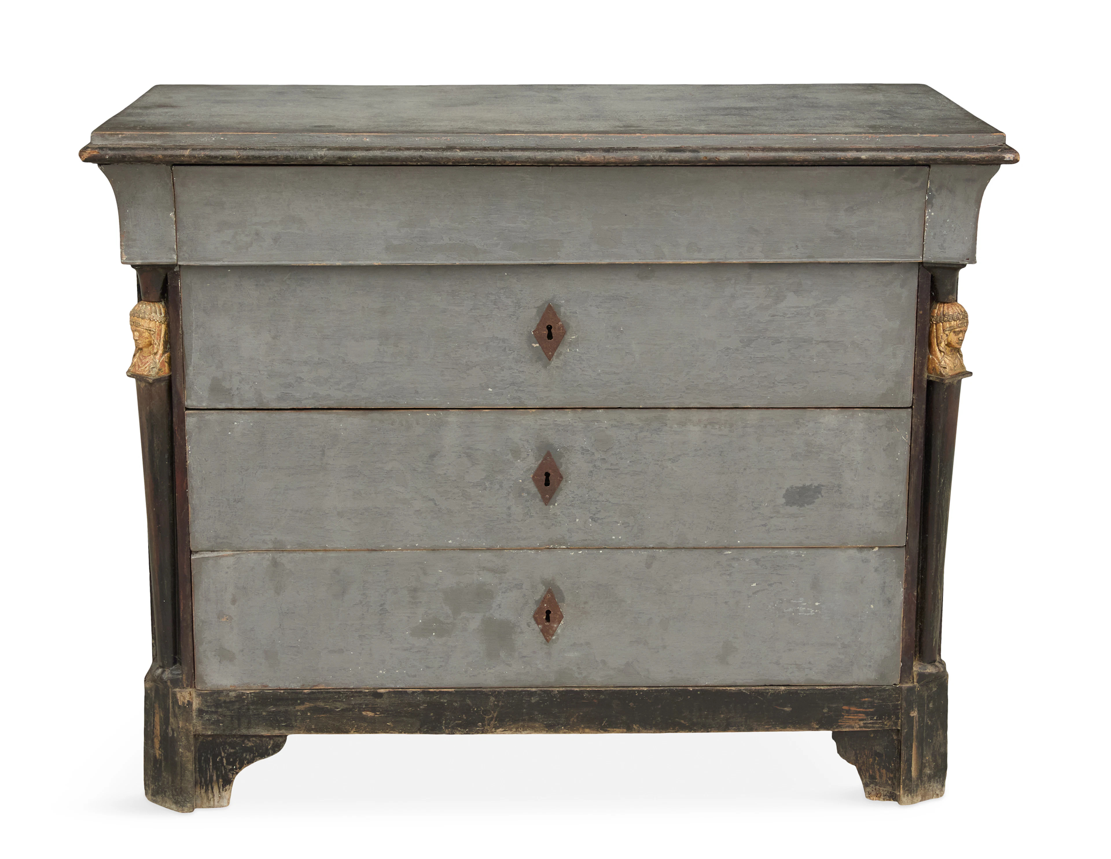 French Empire Polychrome Commode