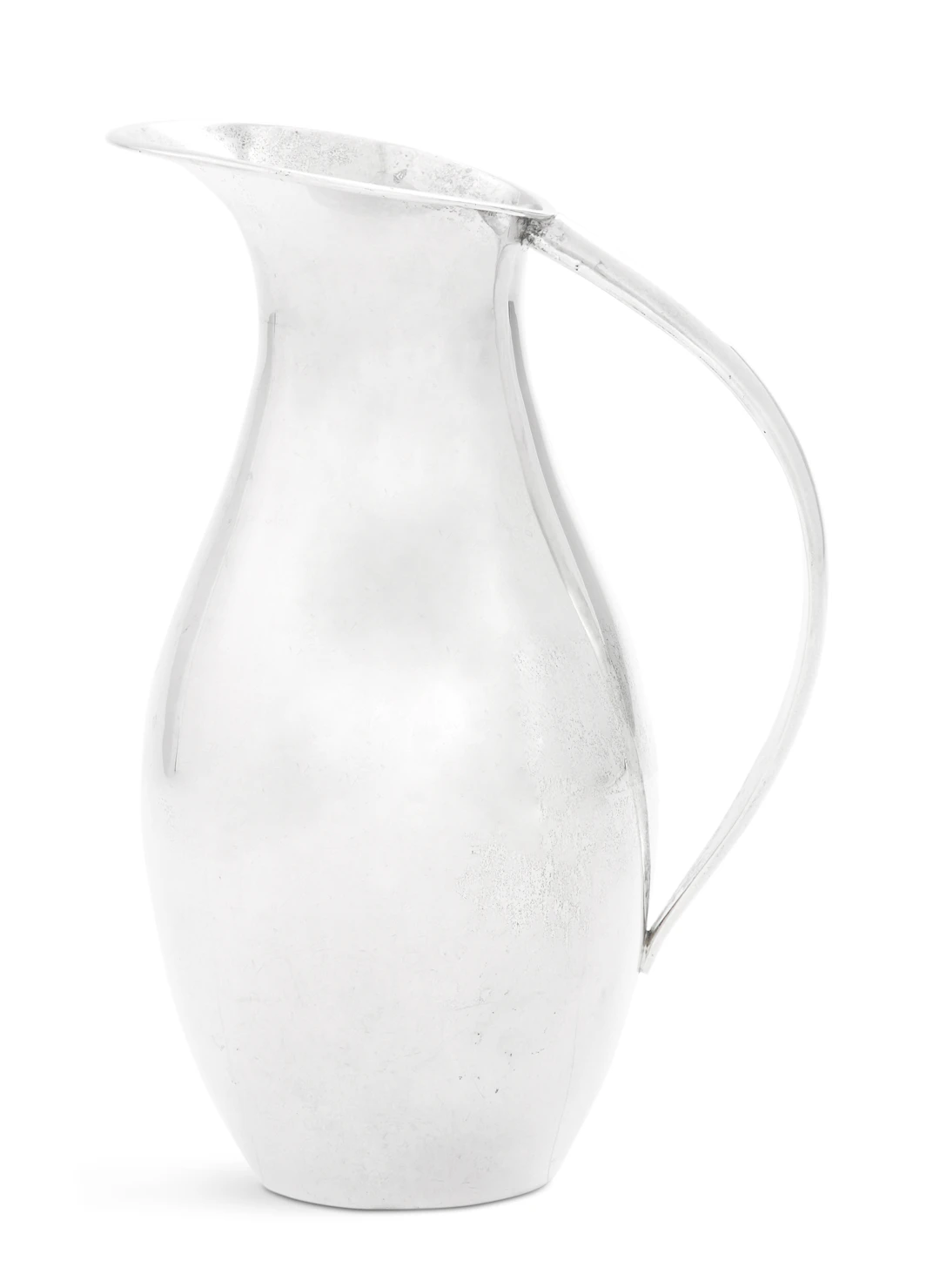 Mexican Modernist-Style Sterling Silver Pitcher