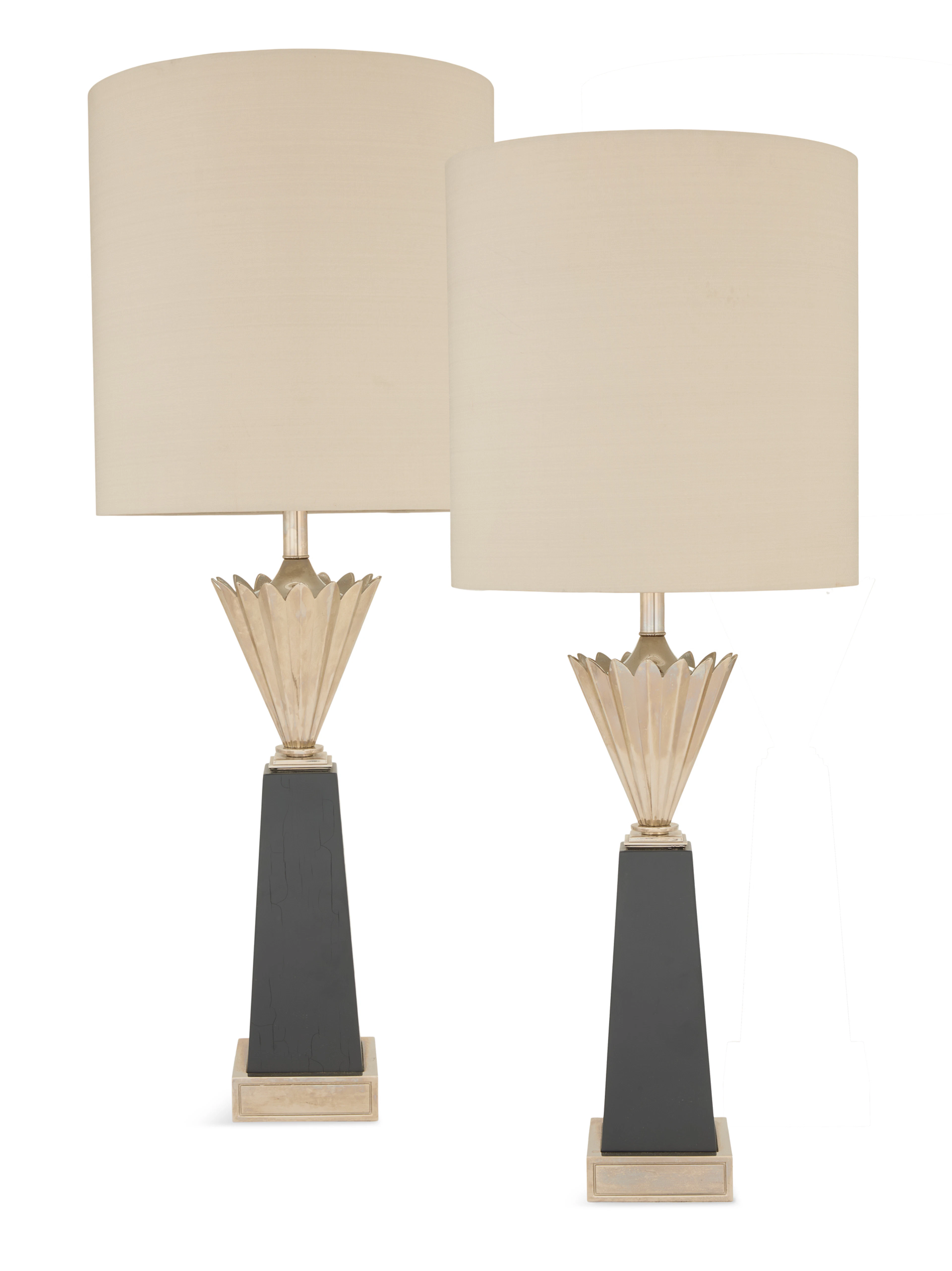 Pair of Pineapple Lamps, Attributed to Stiffel