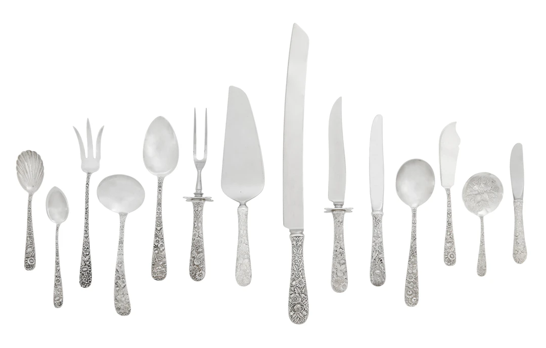 Assorted Kirk "Repousse" Sterling Silver Tableware