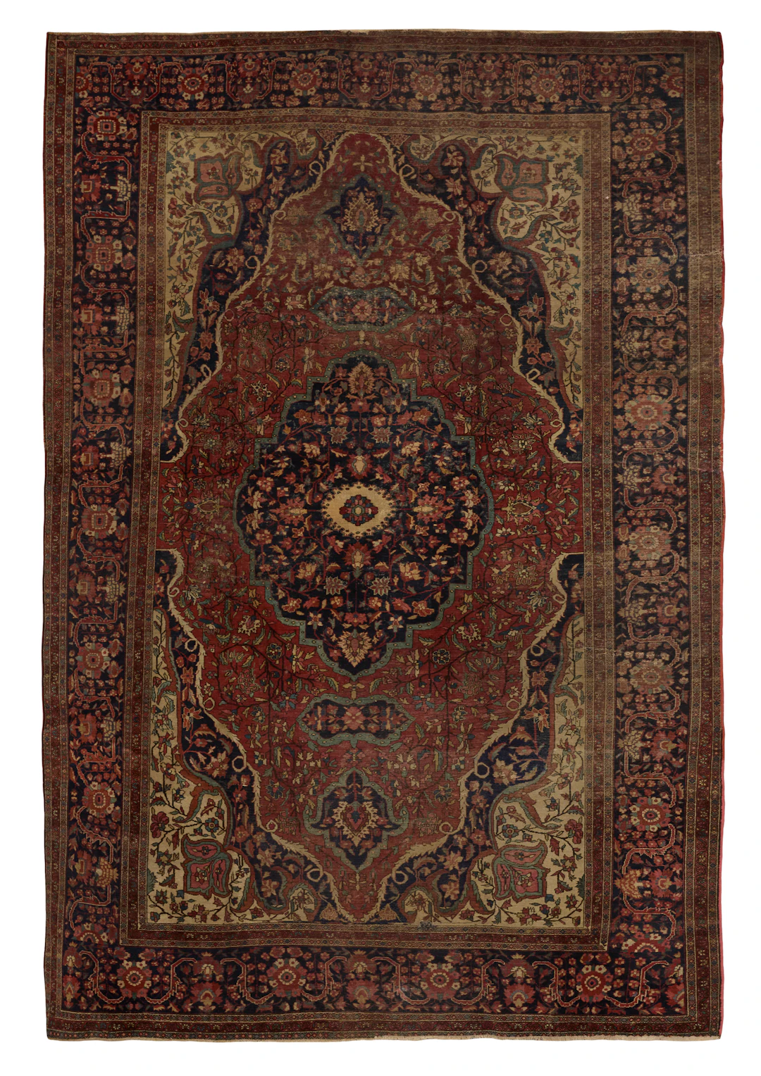 Antique Farahan Sarouk Carpet