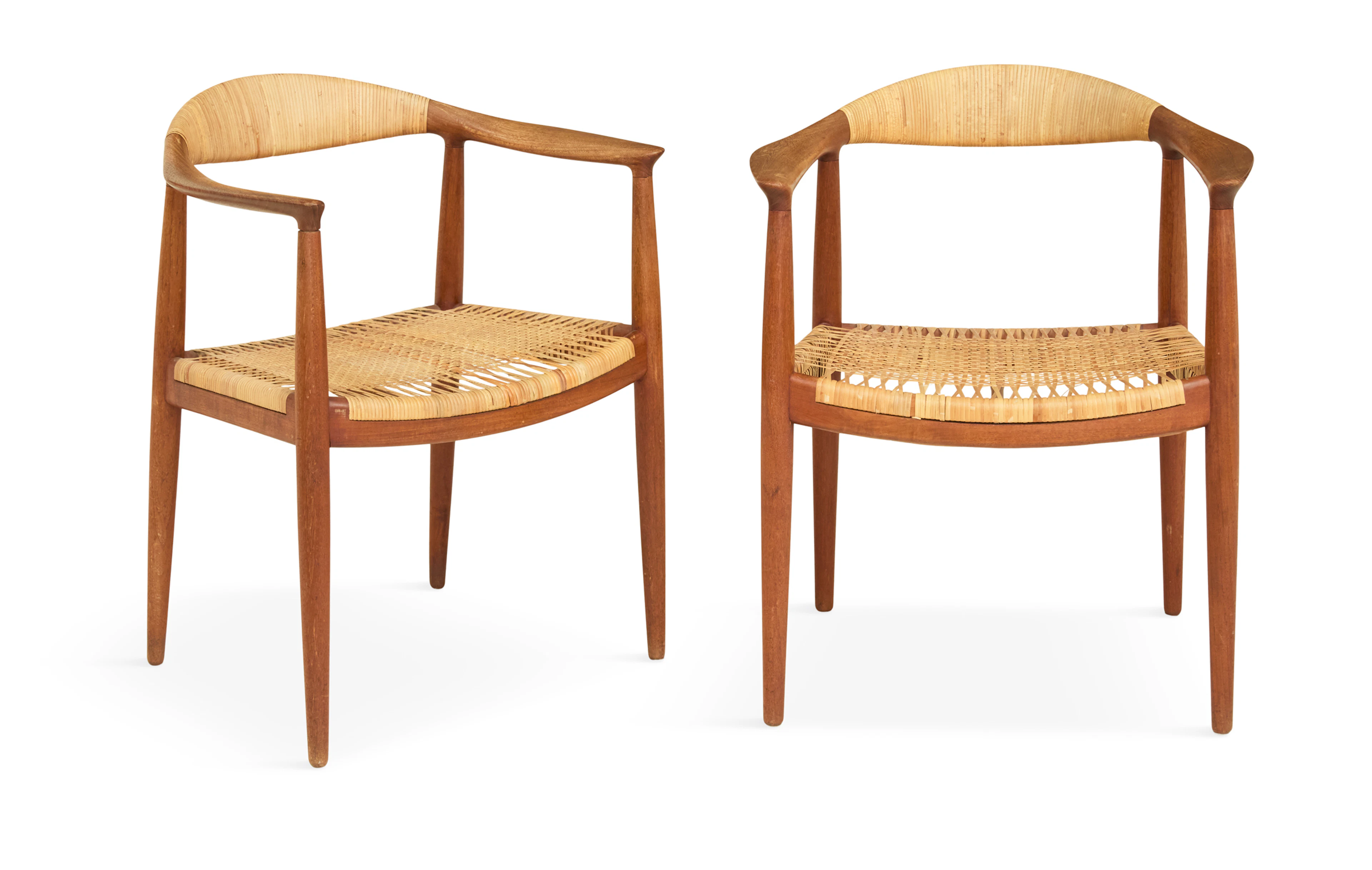 Pair of Hans J. Wegner "Round Chairs"
