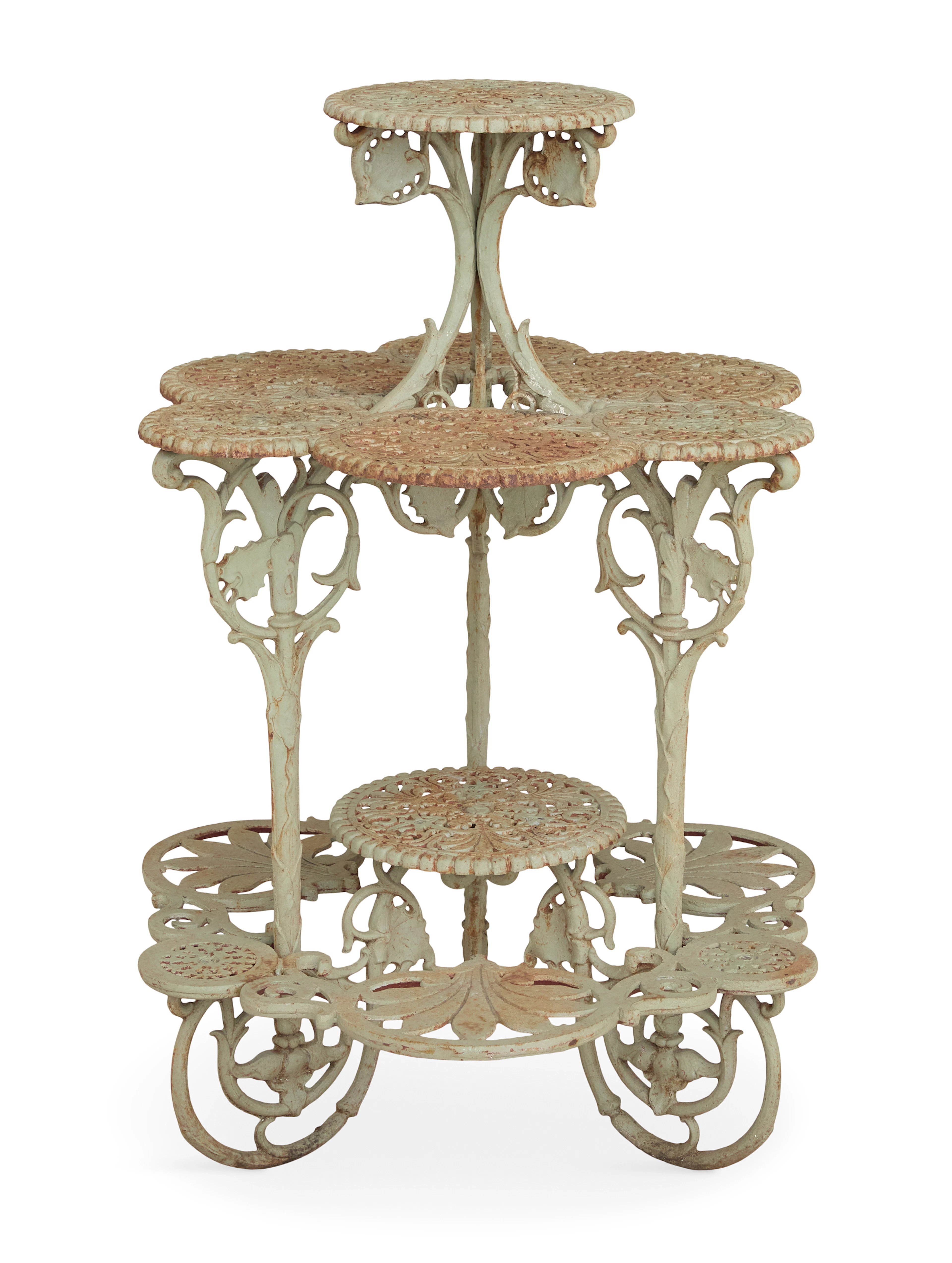 Cast-Iron Three-Tier Conservatory Stand